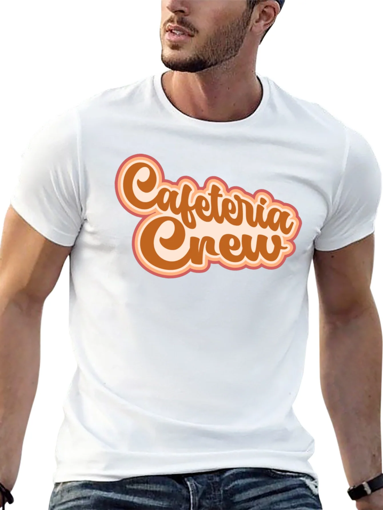Cafeteria Crew Graphic Tee - Retro Style