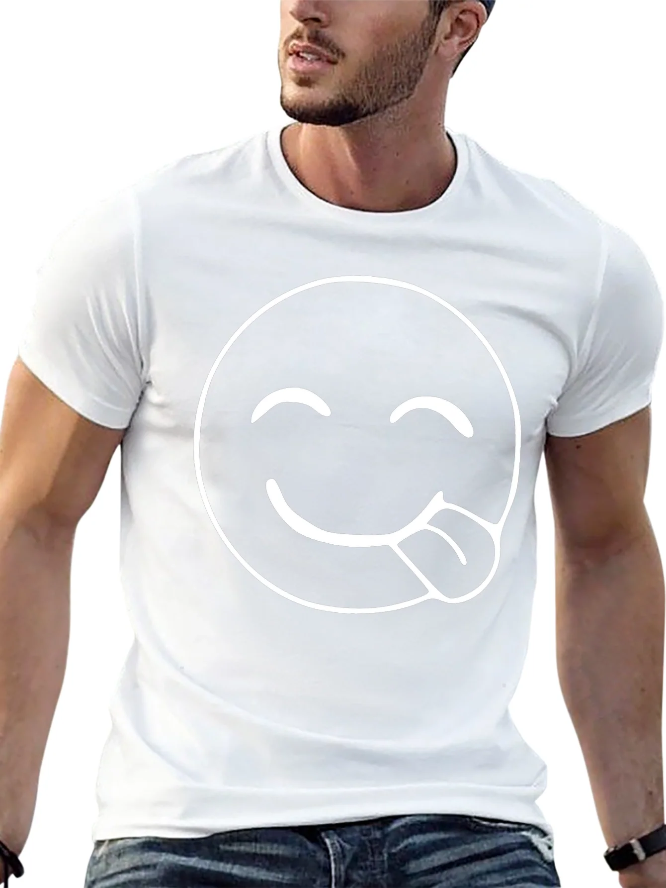 Funny Emoji Black T-Shirt