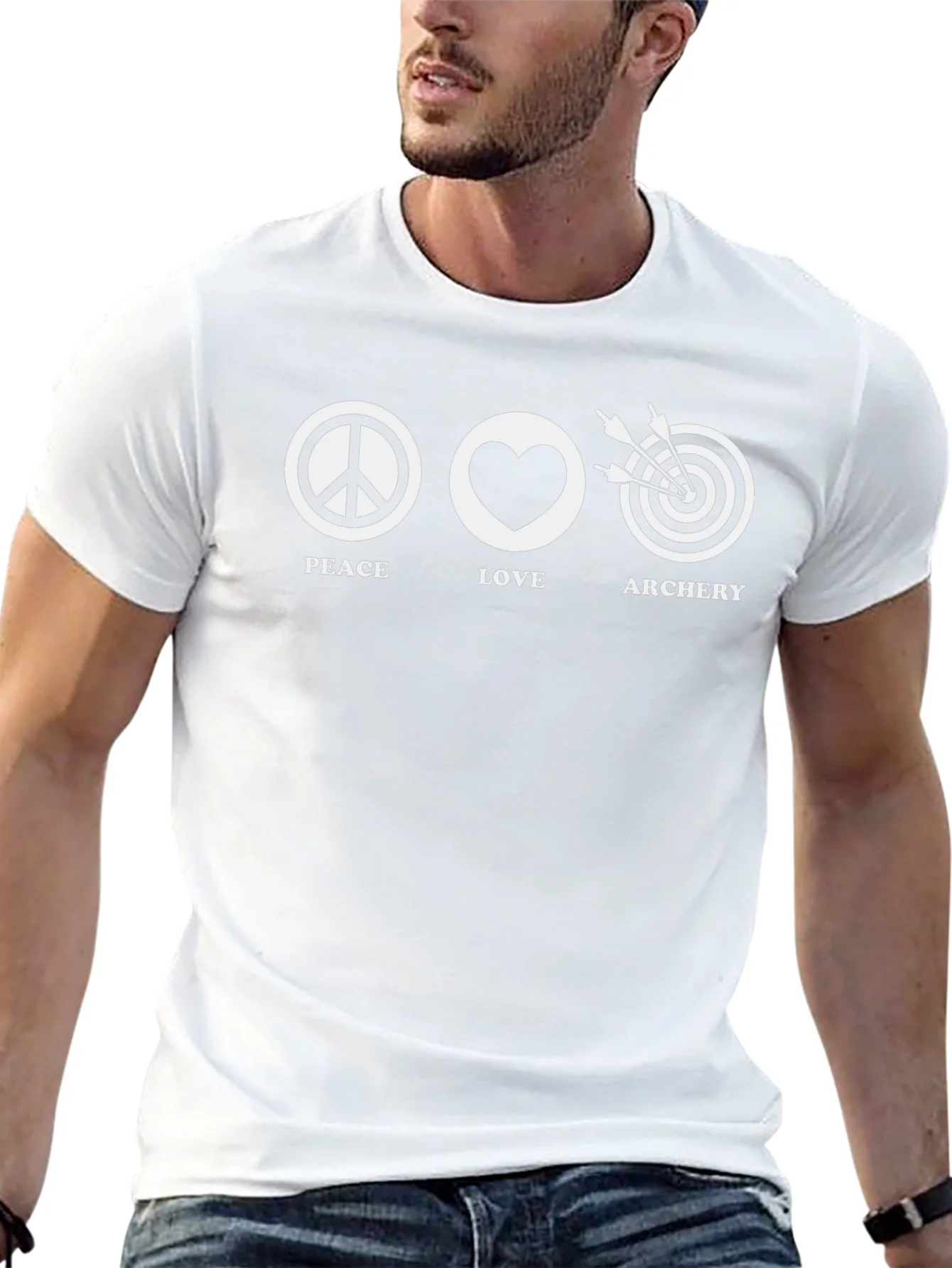 Peace Love Archery Graphic T-Shirt