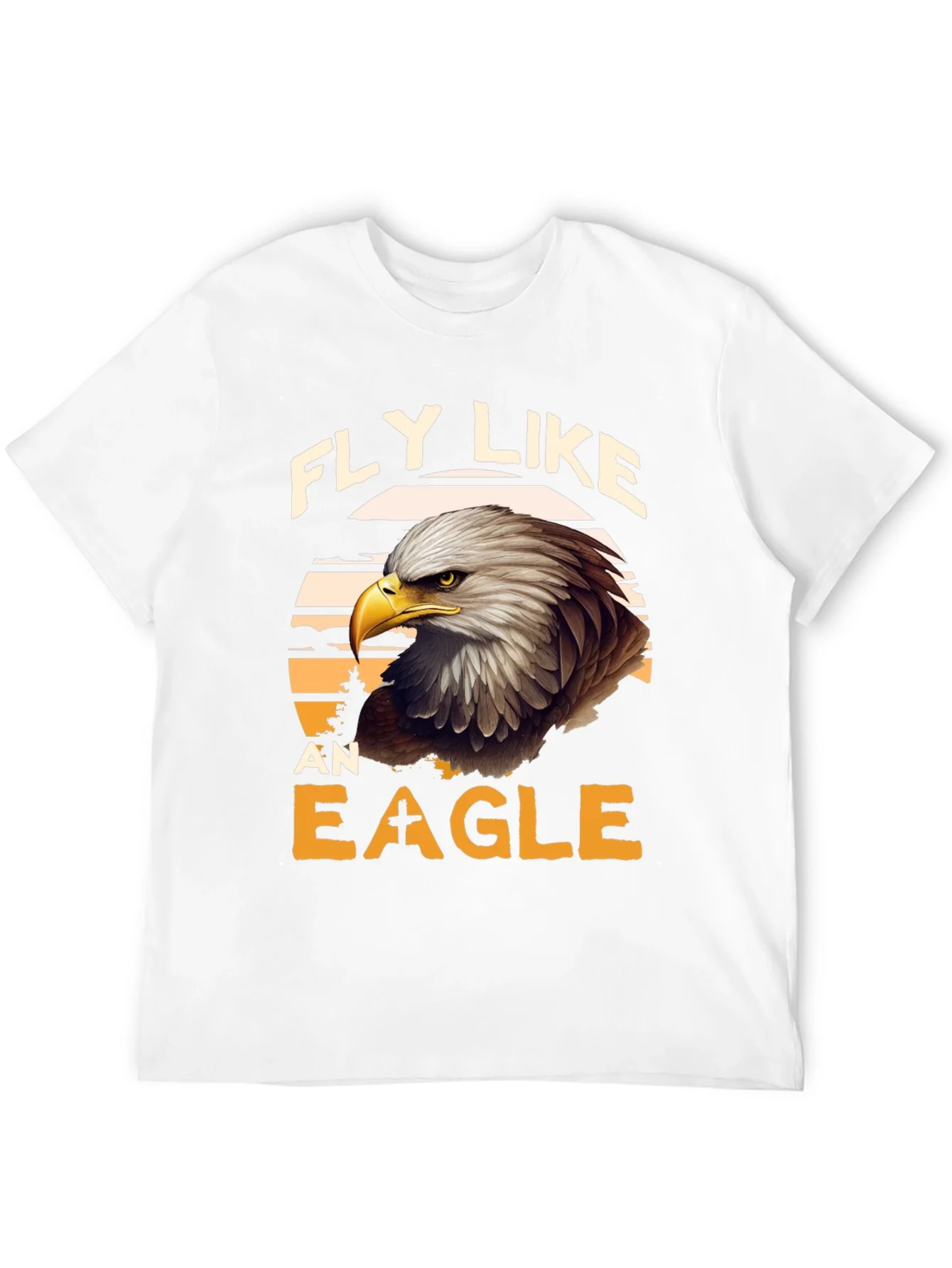 Fly Like an Eagle Graphic Tee - Black