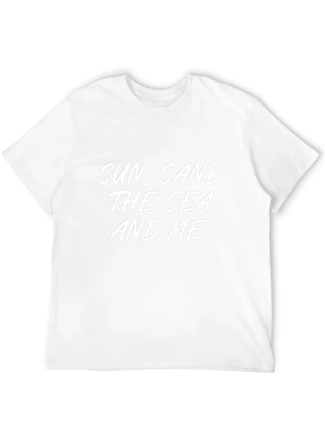 Sun Sand The Sea and Me Black T-Shirt