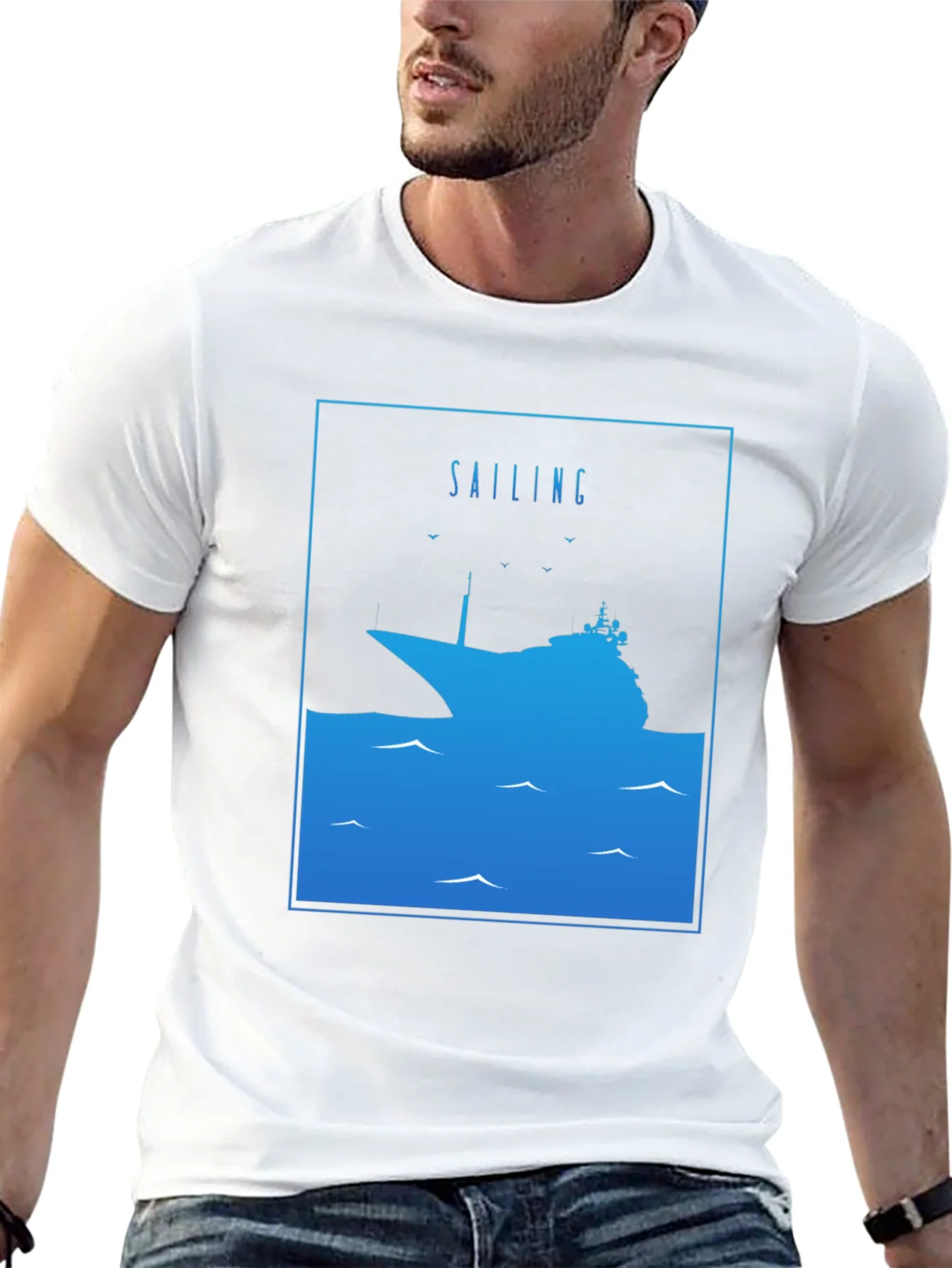 Sailing Ship Graphic T-Shirt