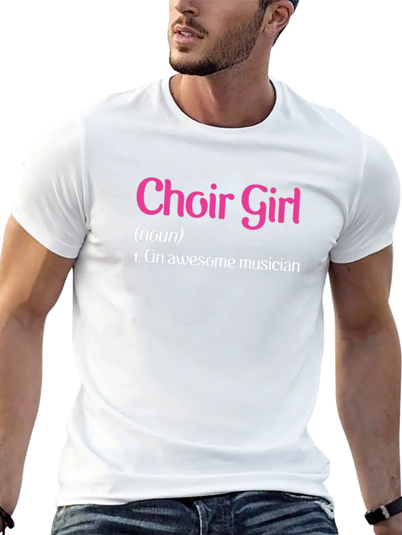 Choir Girl Awesome Musician Black T-Shirt