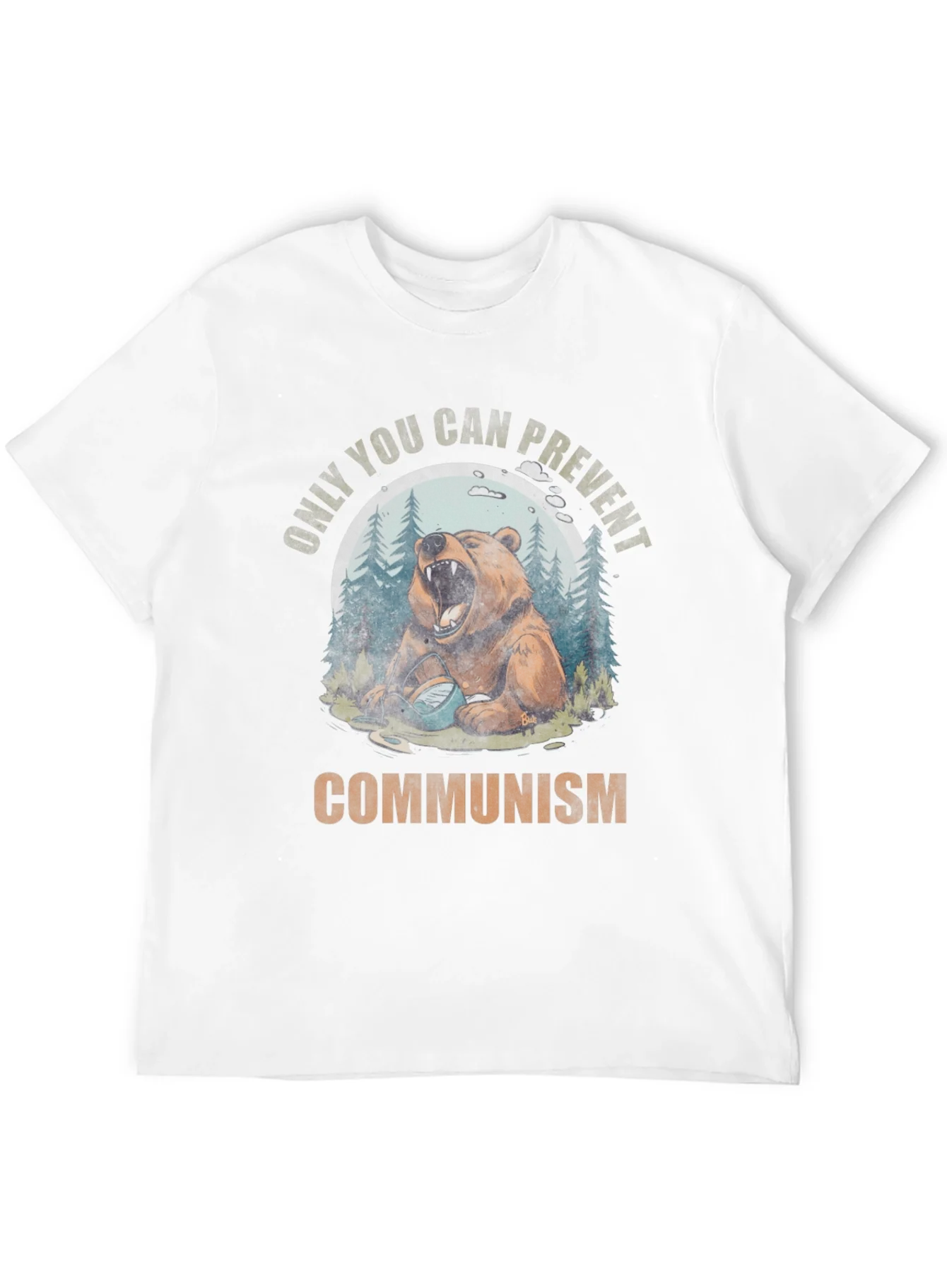 Only You Can Prevent Communism Bear T-Shirt
