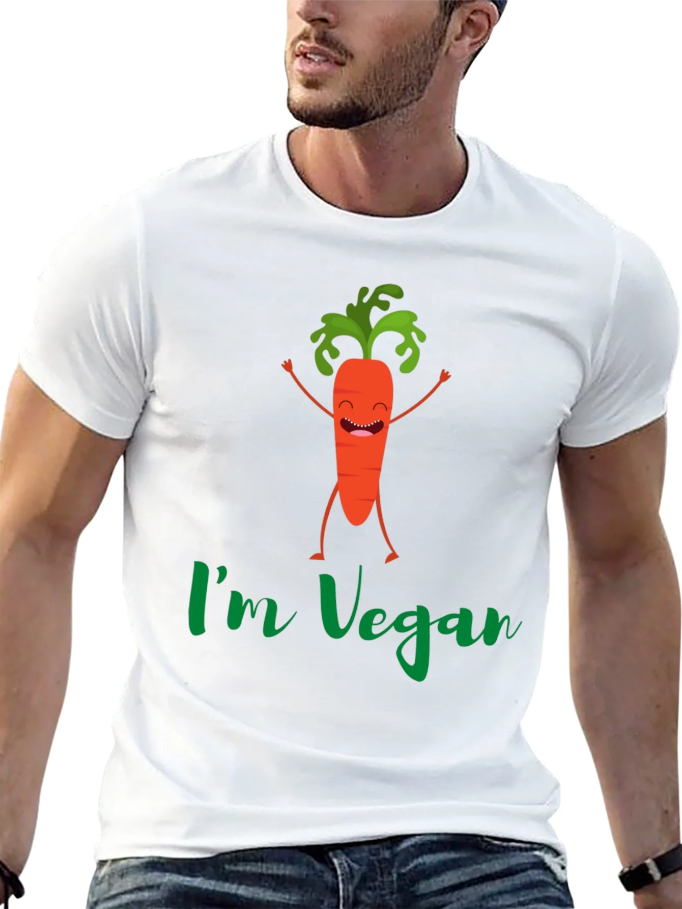 Im Vegan Carrot Graphic T-Shirt