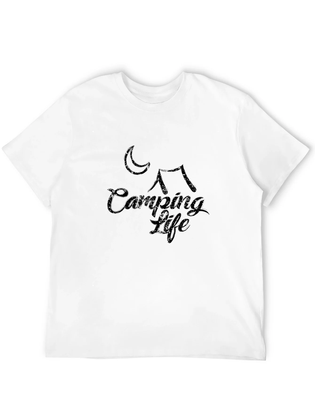 Camping Life Graphic Tee - Black
