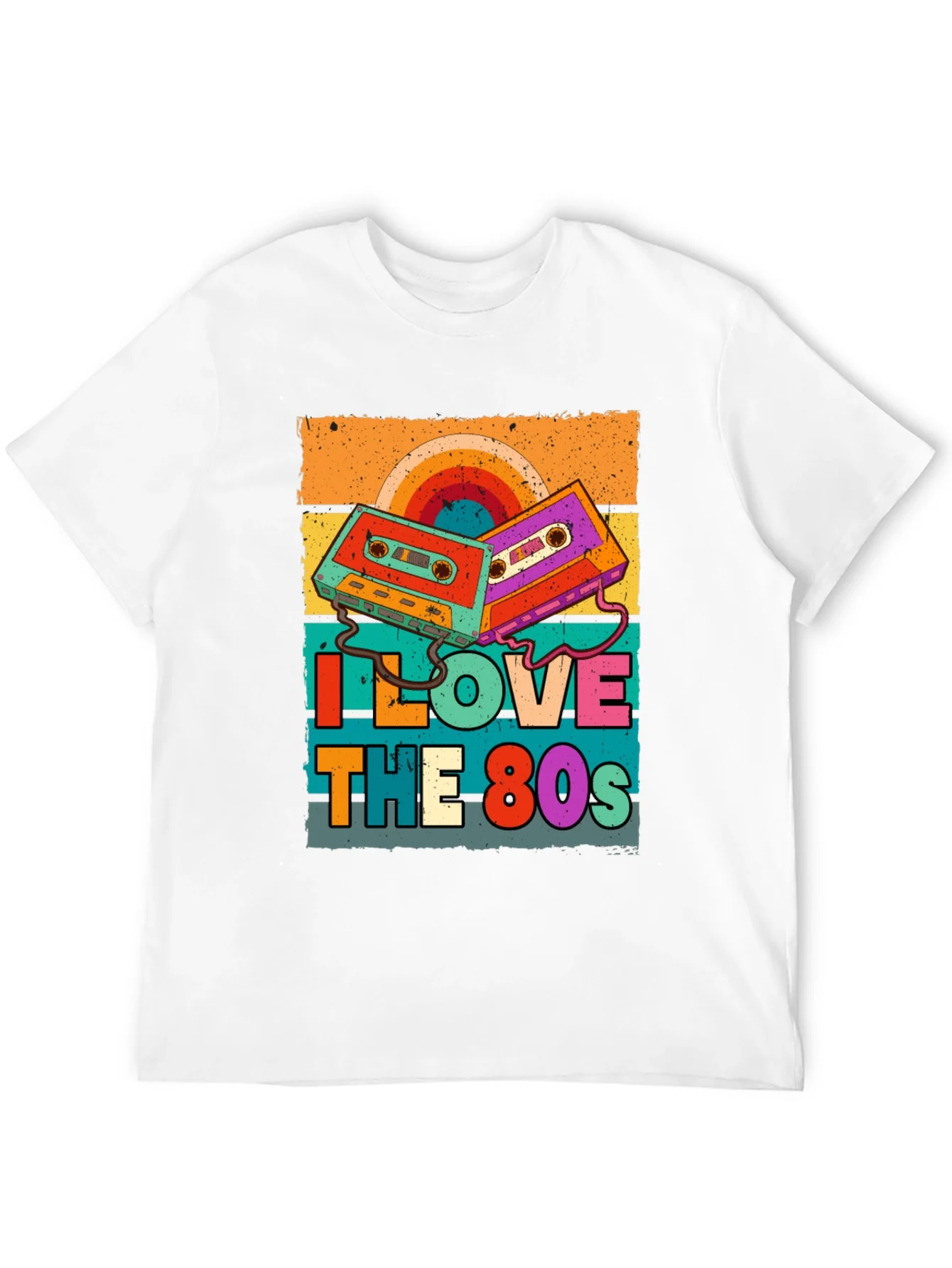 I Love the 80s Retro Cassette Tape T-Shirt