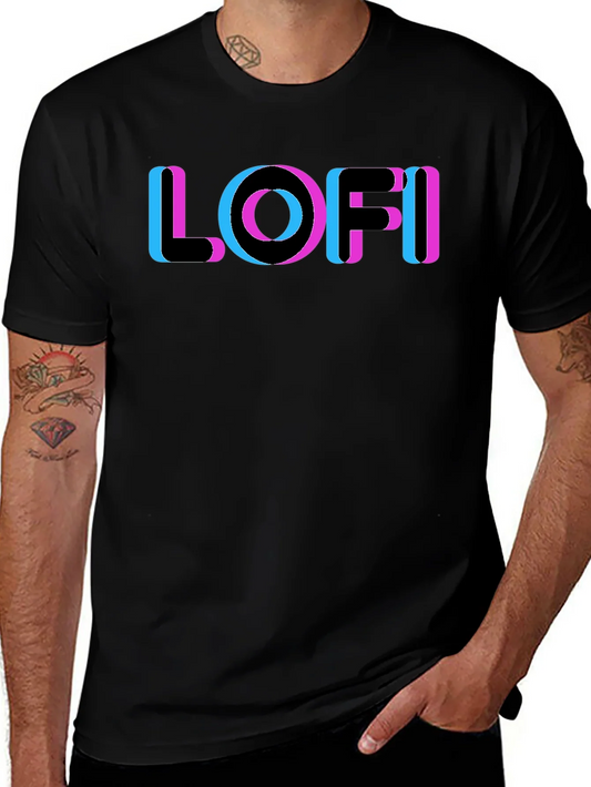 LOFI Glitch Tee - Retro Aesthetic Style