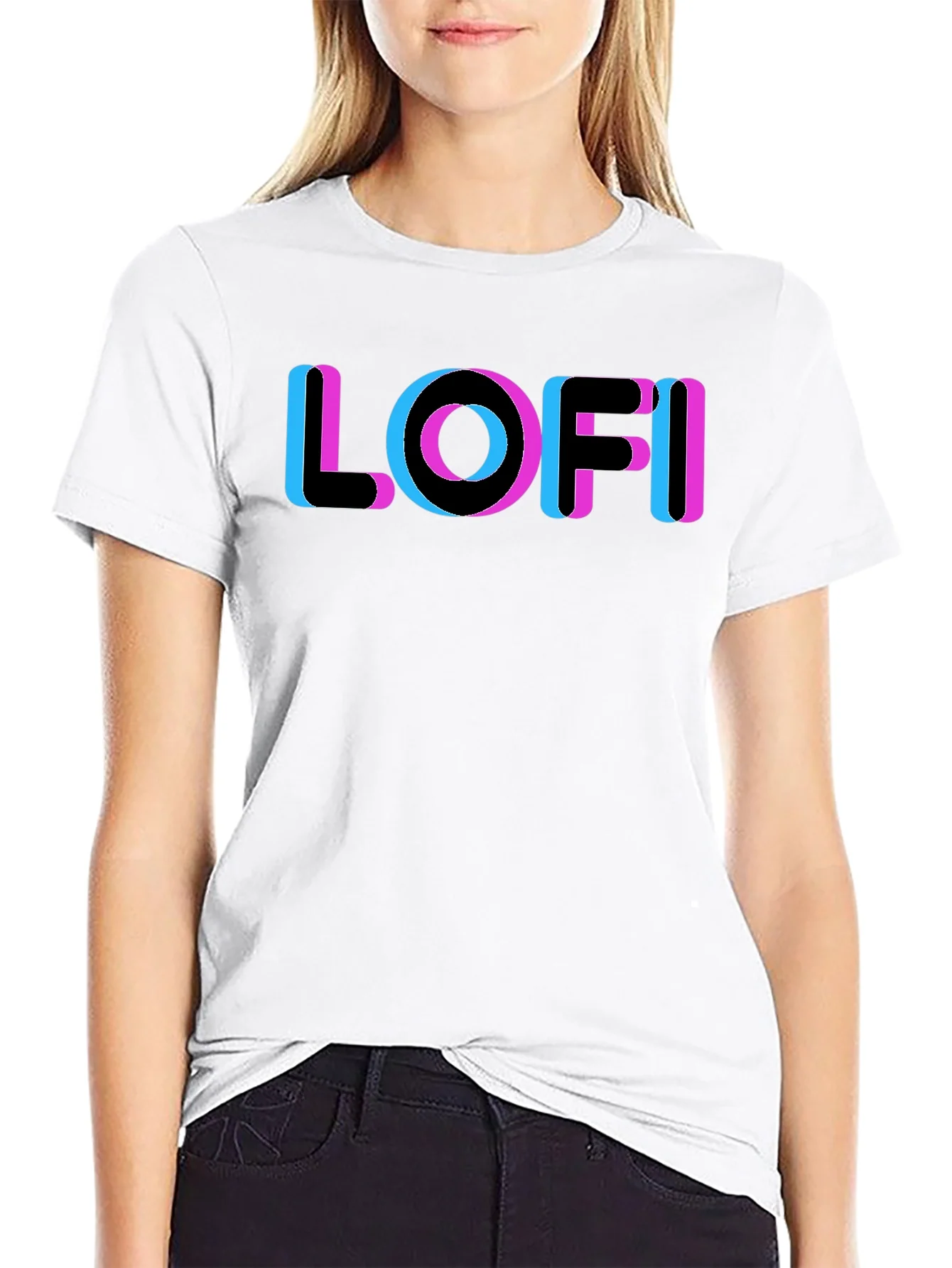 LOFI Glitch Tee - Retro Aesthetic Style