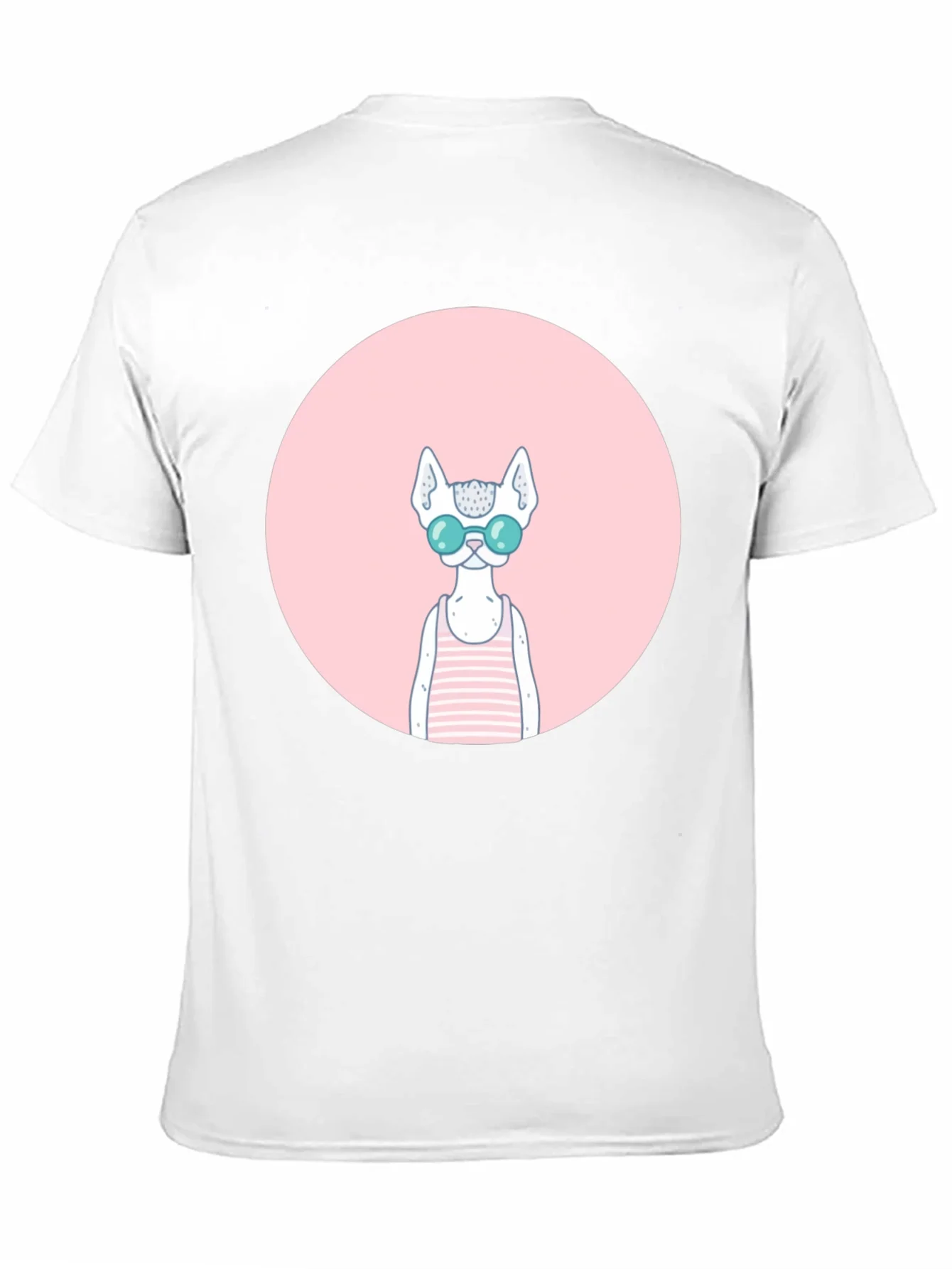 Cool Cat Graphic Tee - Black Cotton Blend