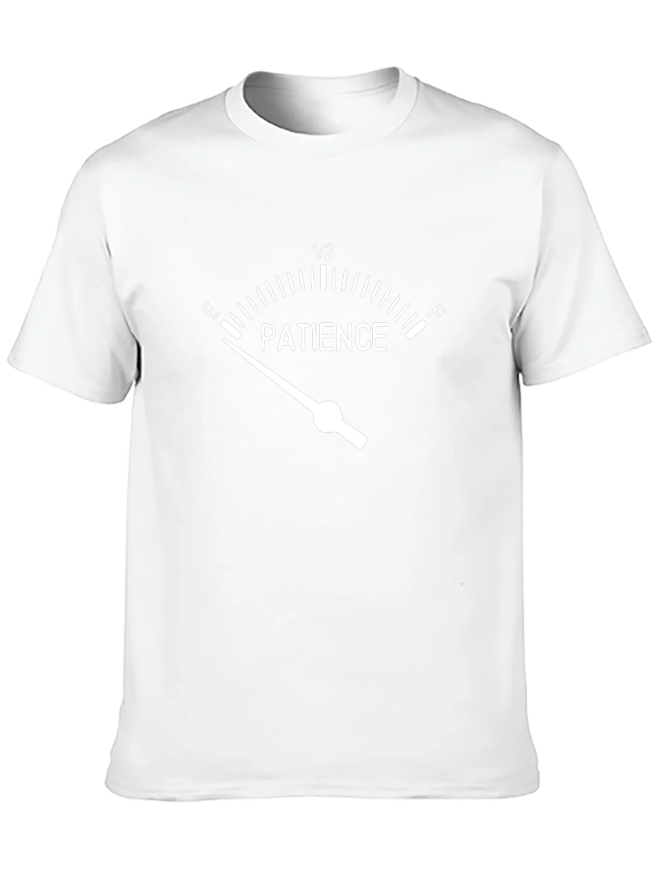 Patience Meter Graphic T-Shirt - Black