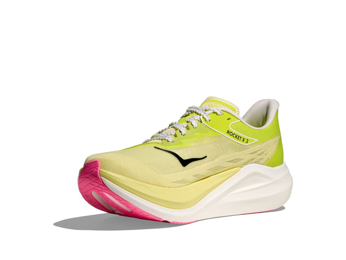 Rocket X 3 Sunlight | Neon Hoka Citrus