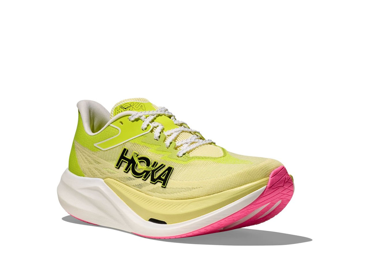 Rocket X 3 Sunlight | Neon Hoka Citrus
