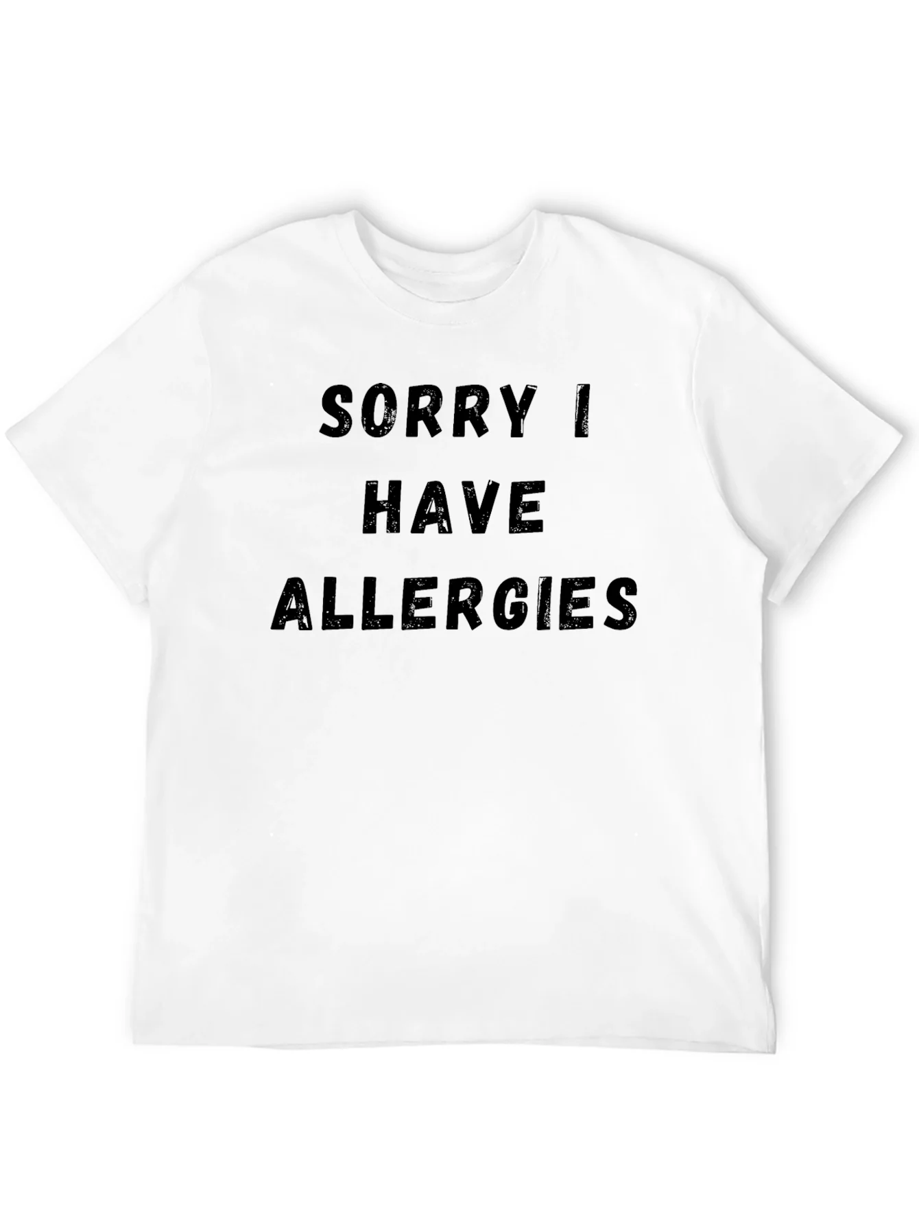 Funny Allergy T-Shirt - Novelty Graphic Tee