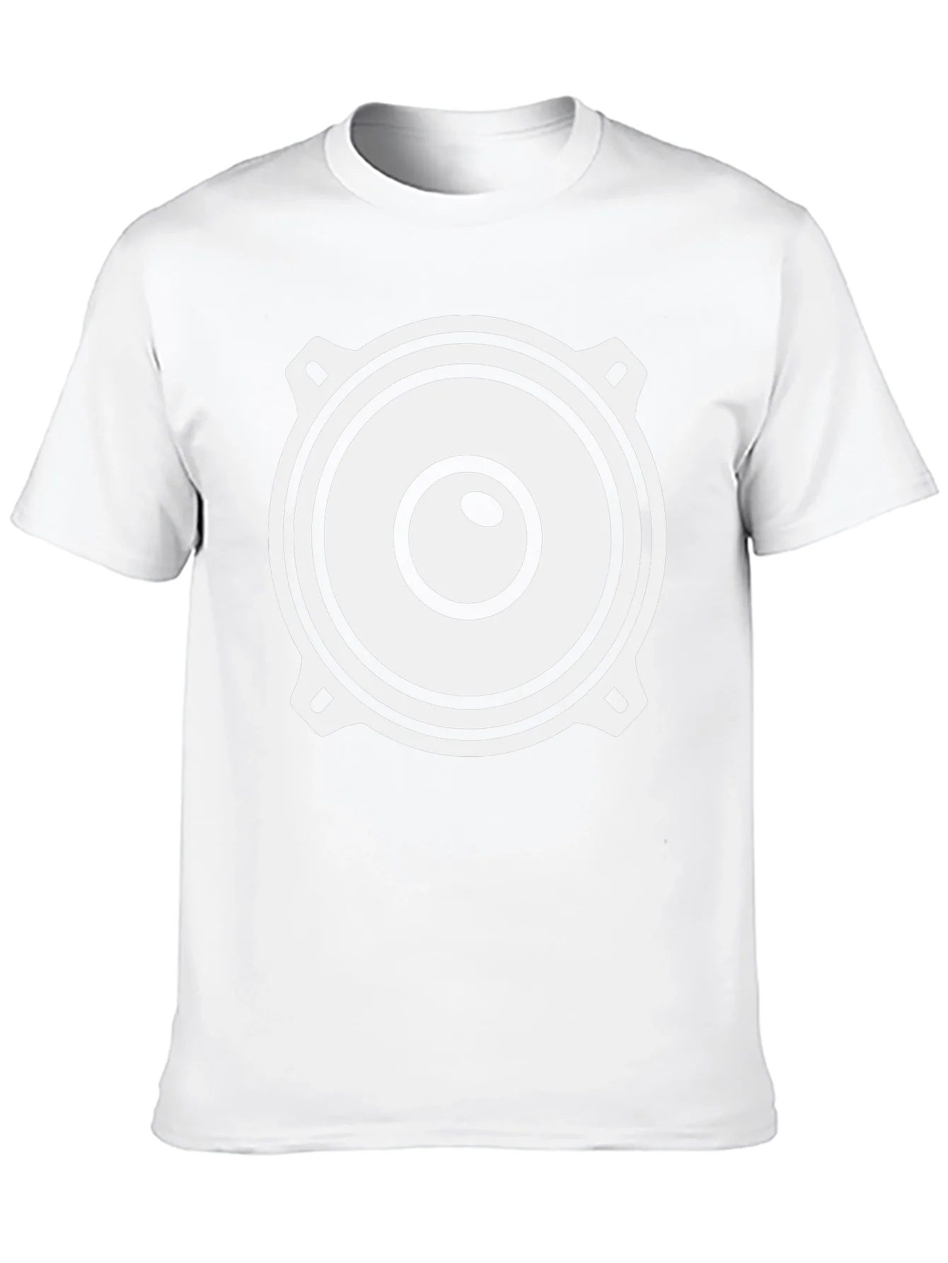 Speaker Graphic Black T-Shirt - Sound System Tee