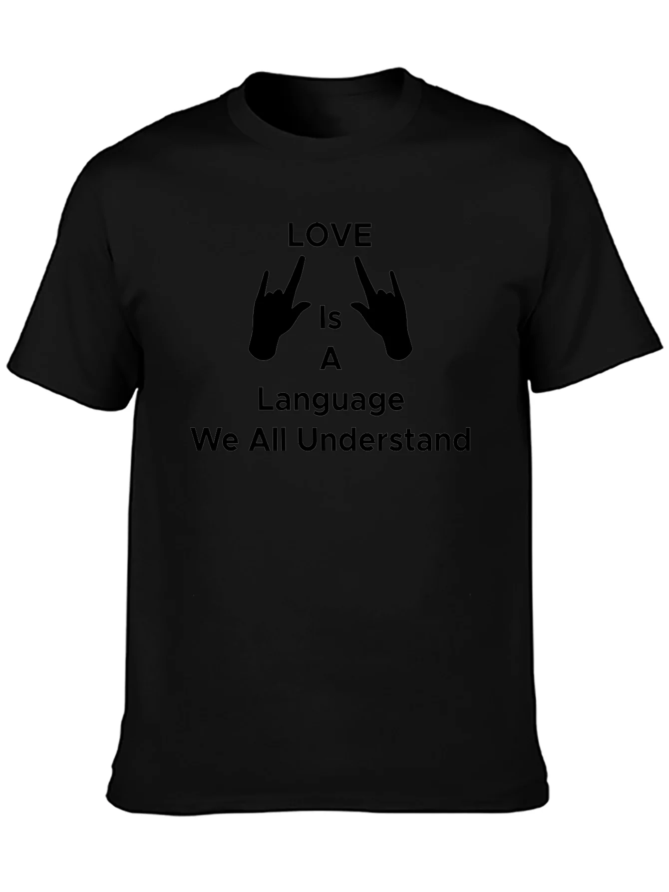 Love is a Language Unisex Graphic T-Shirt
