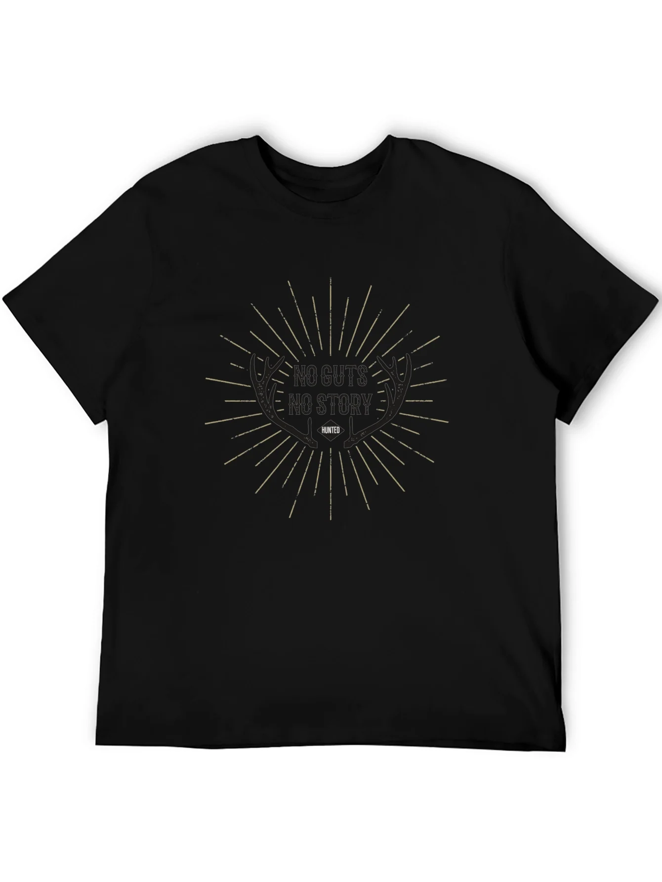 Hunted Graphic Tee: No Guts No Story