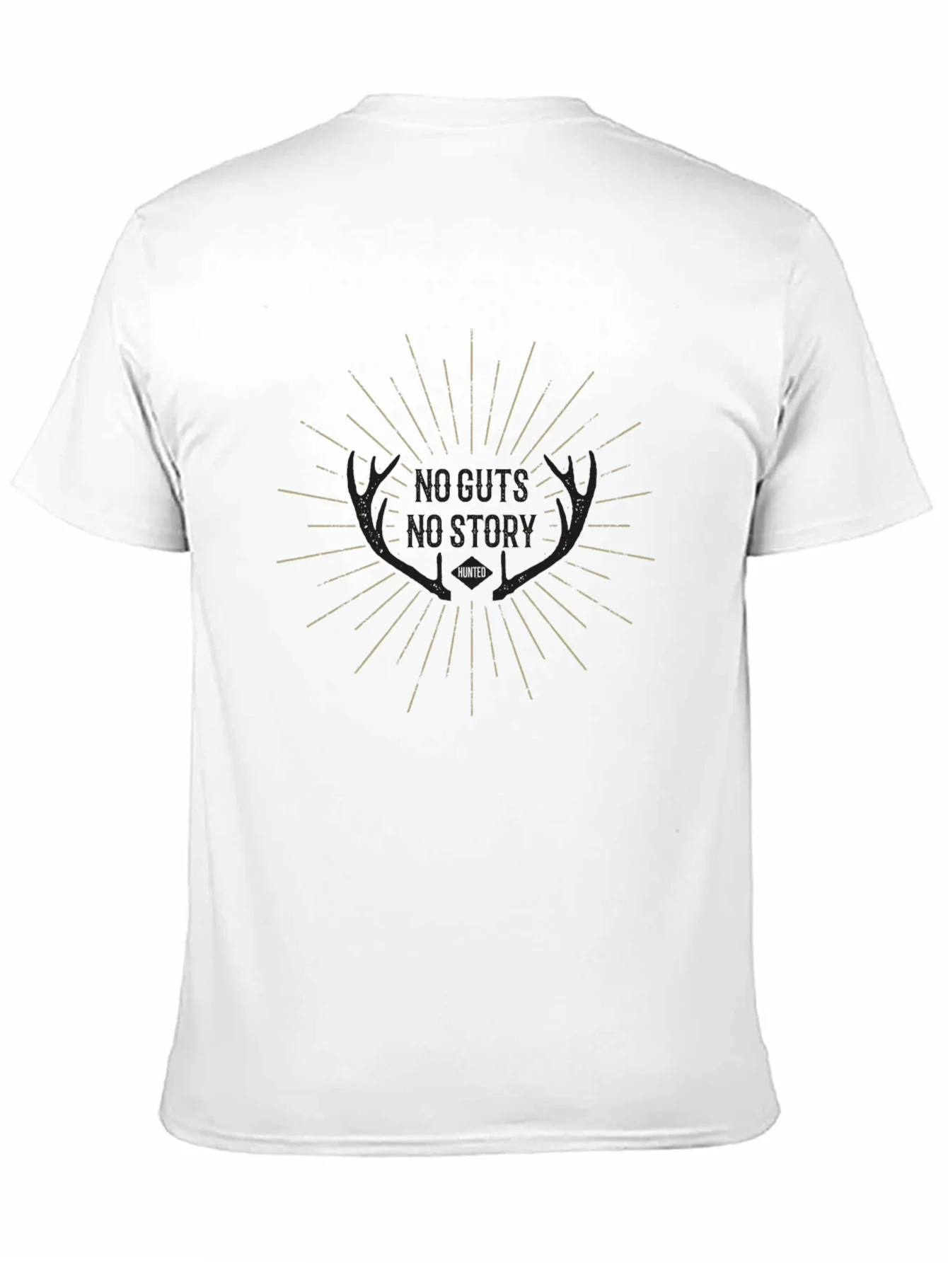 Hunted Graphic Tee: No Guts No Story
