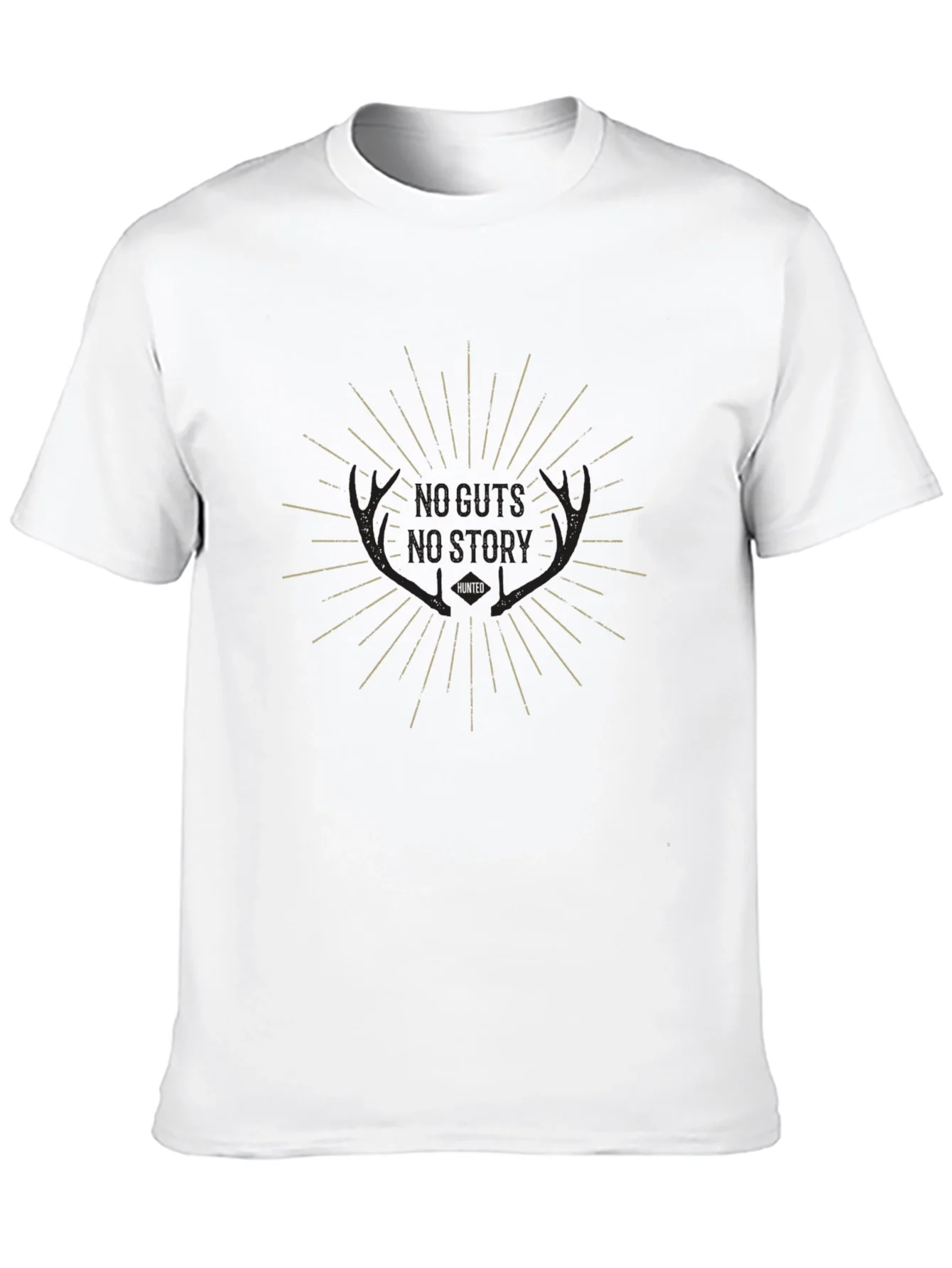 Hunted Graphic Tee: No Guts No Story