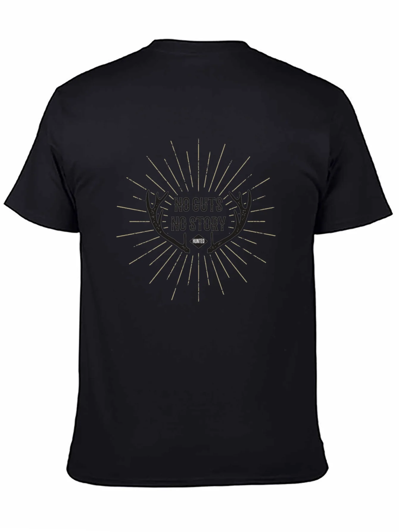 Hunted Graphic Tee: No Guts No Story