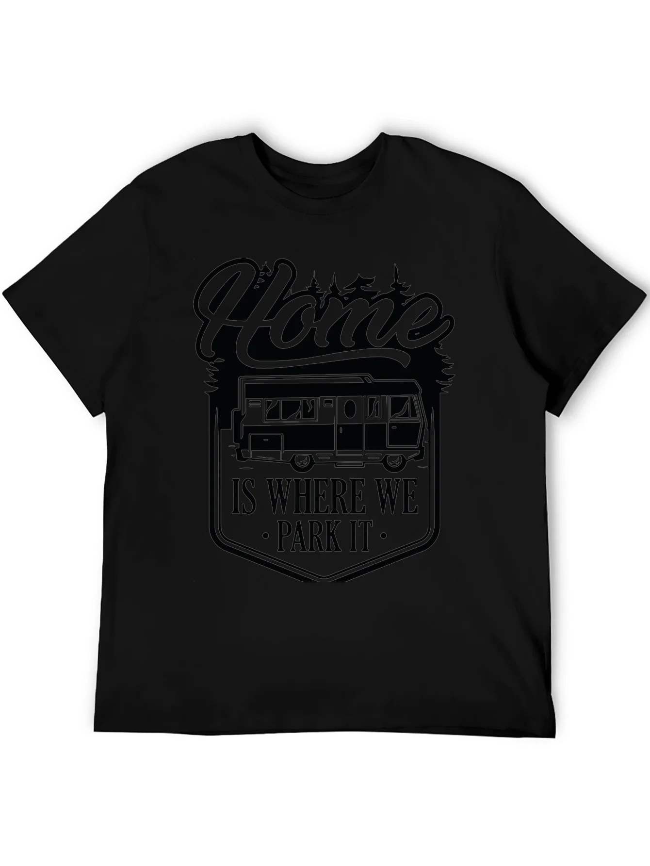 Home Is Where We Park It Camping T-Shirt