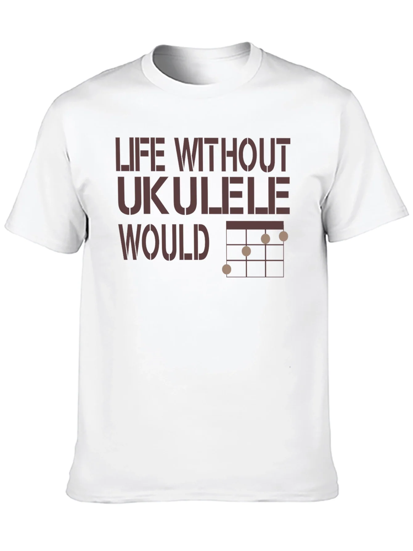 Life Without Ukulele T-Shirt - Music Lover Tee