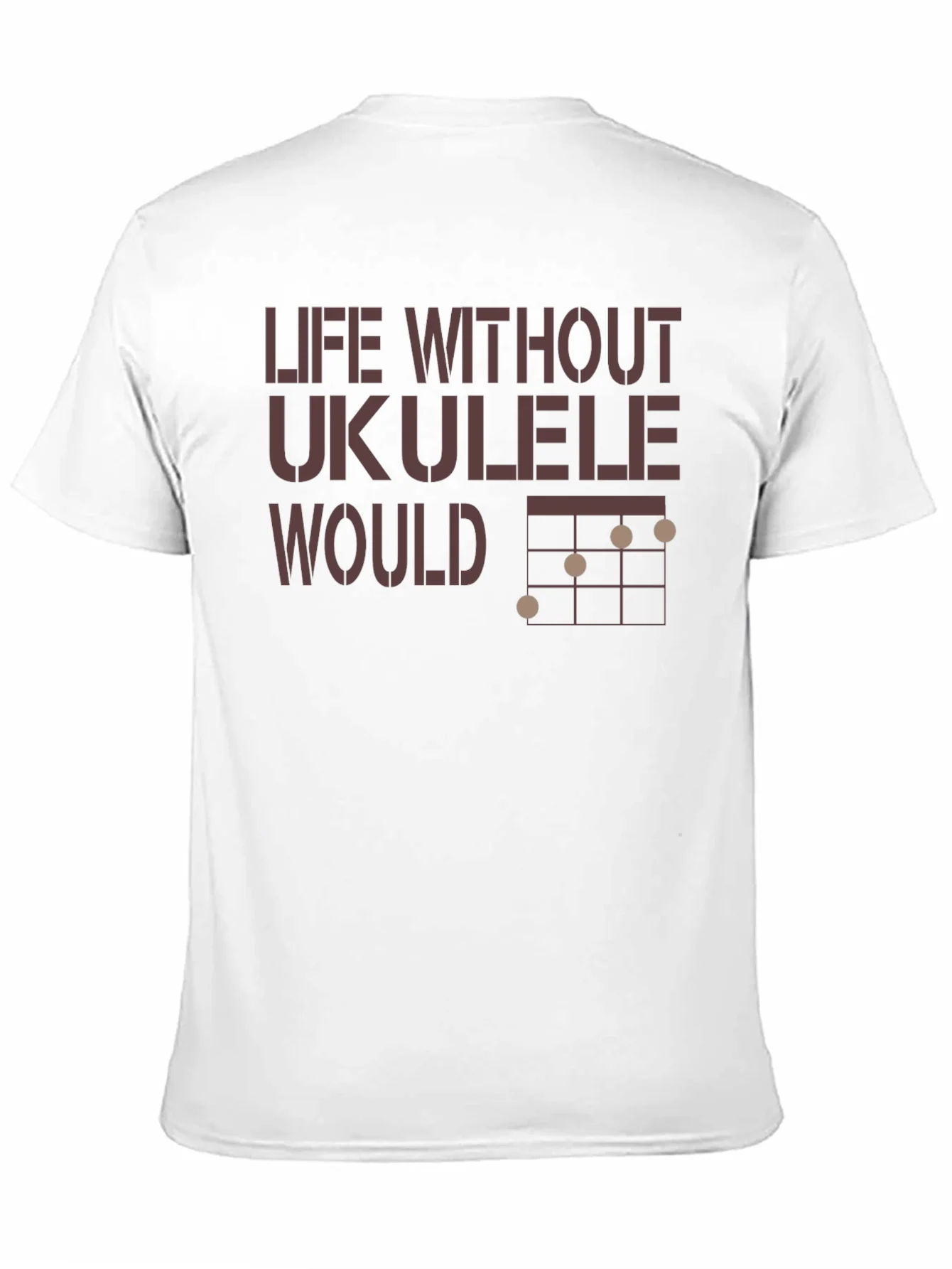 Life Without Ukulele T-Shirt - Music Lover Tee