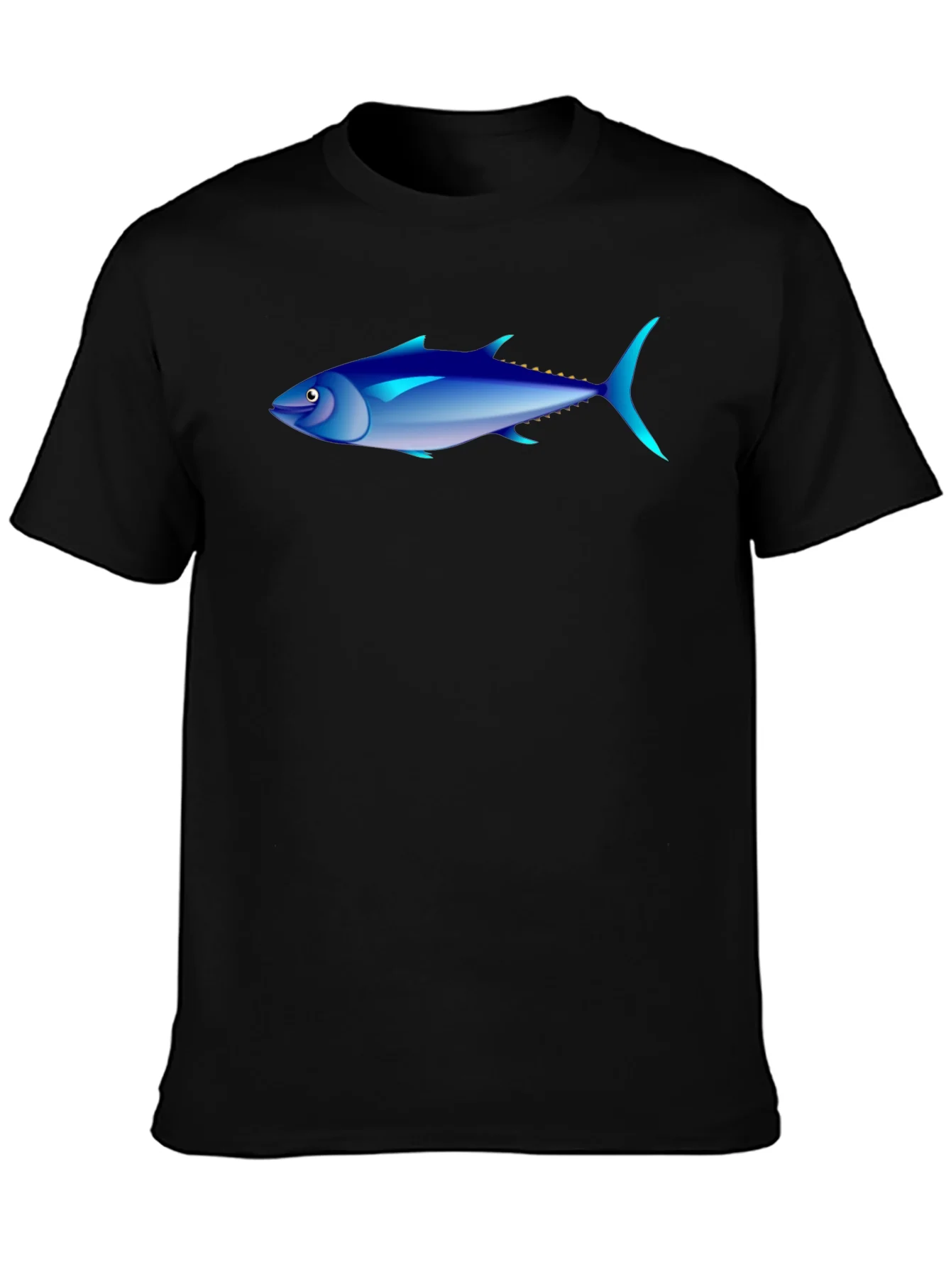 Tuna Graphic Black T-Shirt