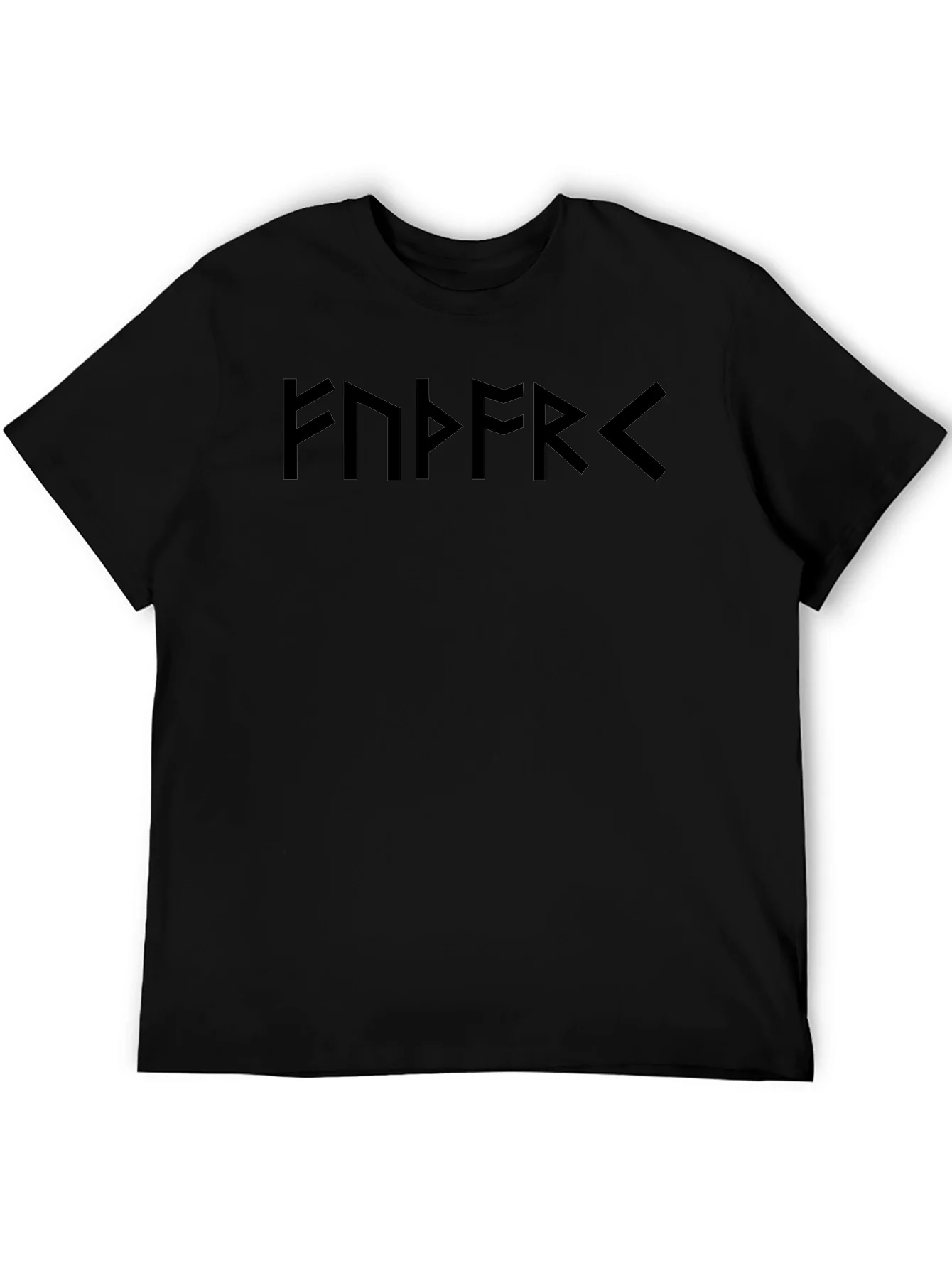 Rune Graphic Black T-Shirt