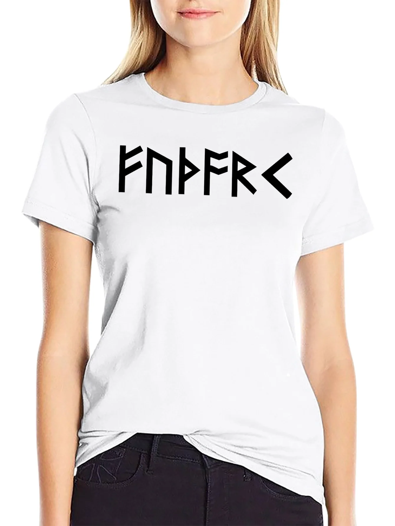 Rune Graphic Black T-Shirt