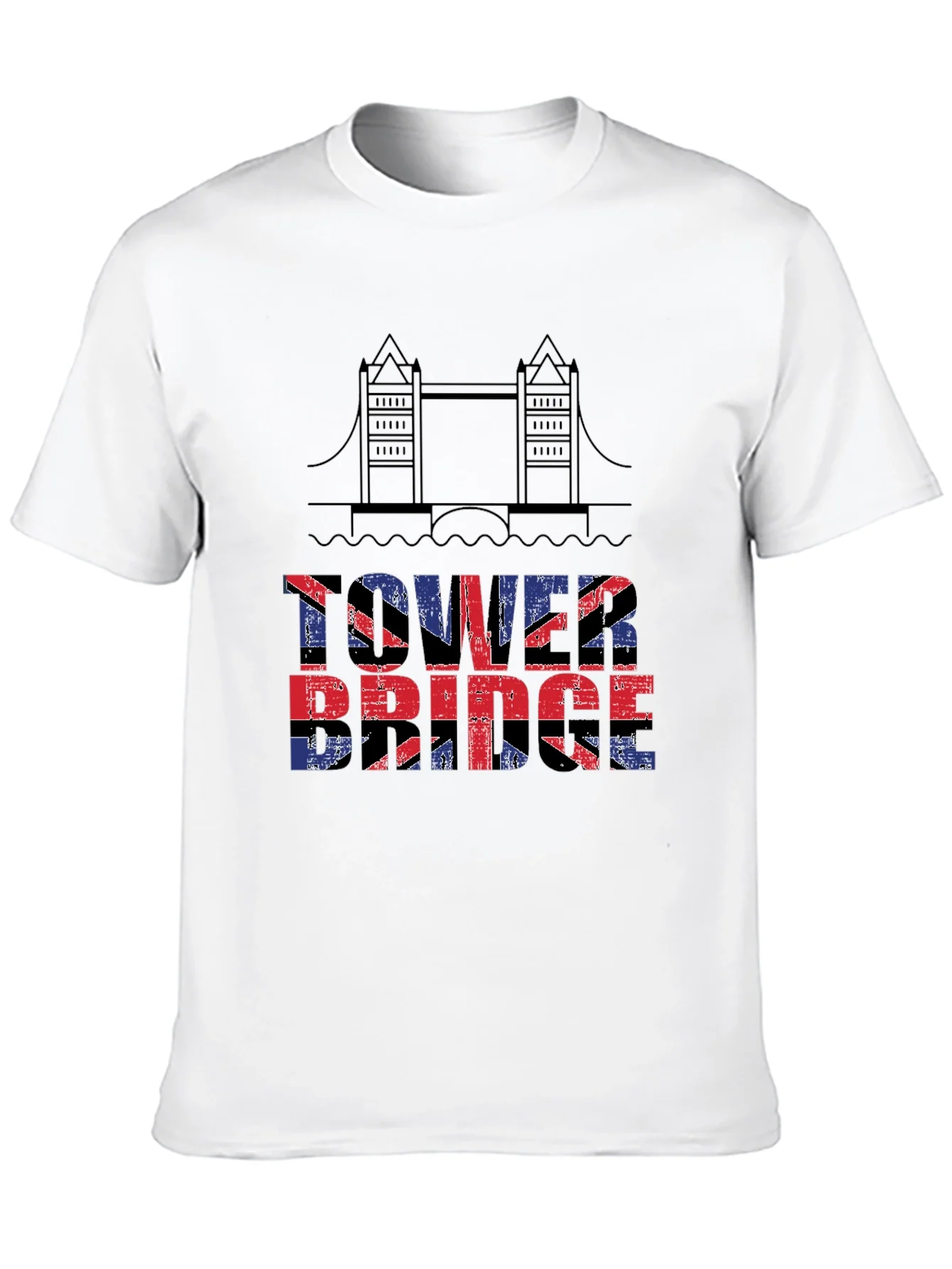 Tower Bridge UK Flag T-Shirt