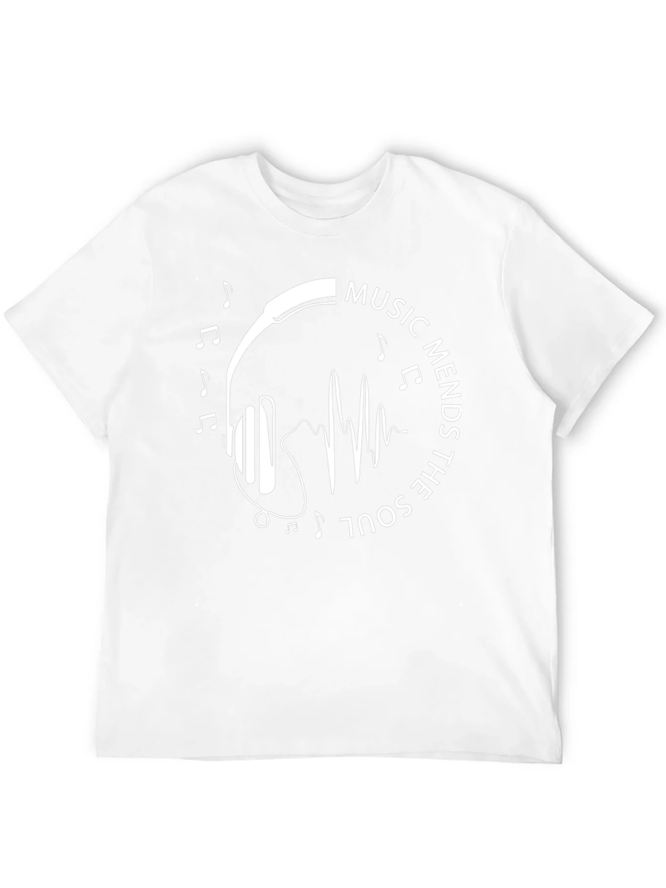 Music Mends The Soul Graphic T-Shirt