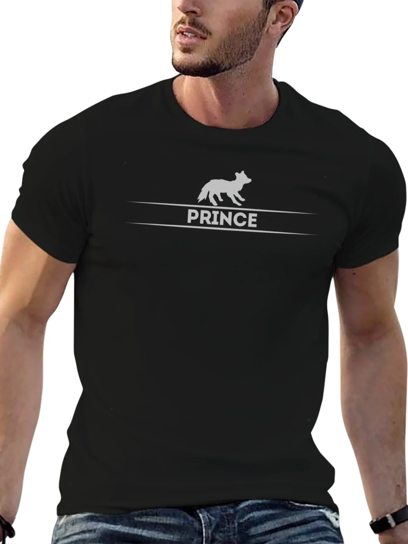 Prince Fox Graphic Tee - Stylish Mens T-Shirt