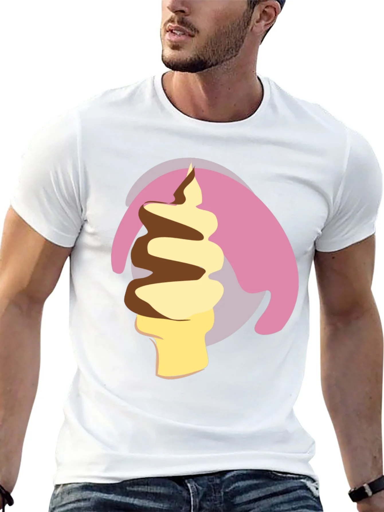 Ice Cream Swirl Graphic Tee