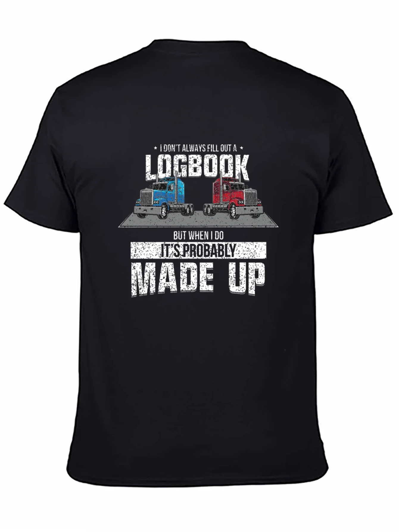 Funny Trucker Logbook T-Shirt