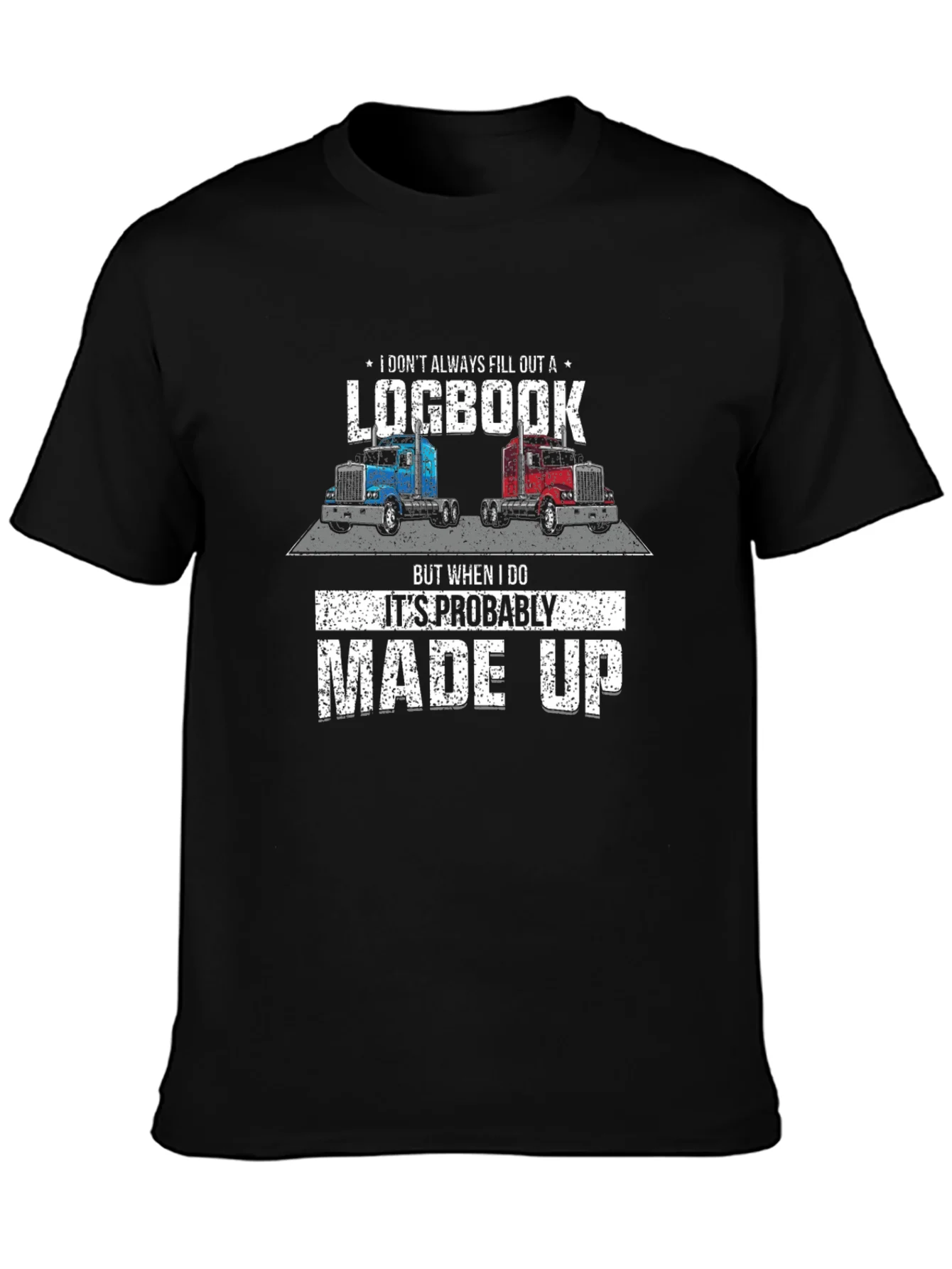 Funny Trucker Logbook T-Shirt