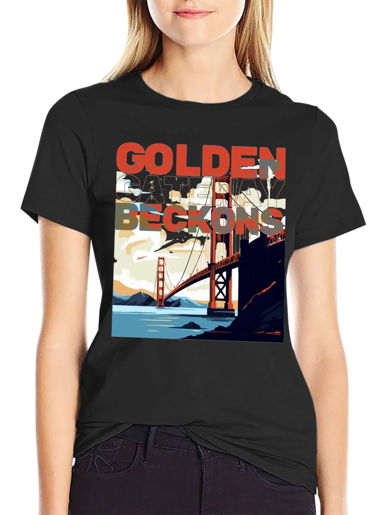Golden Gate Bridge Graphic Tee