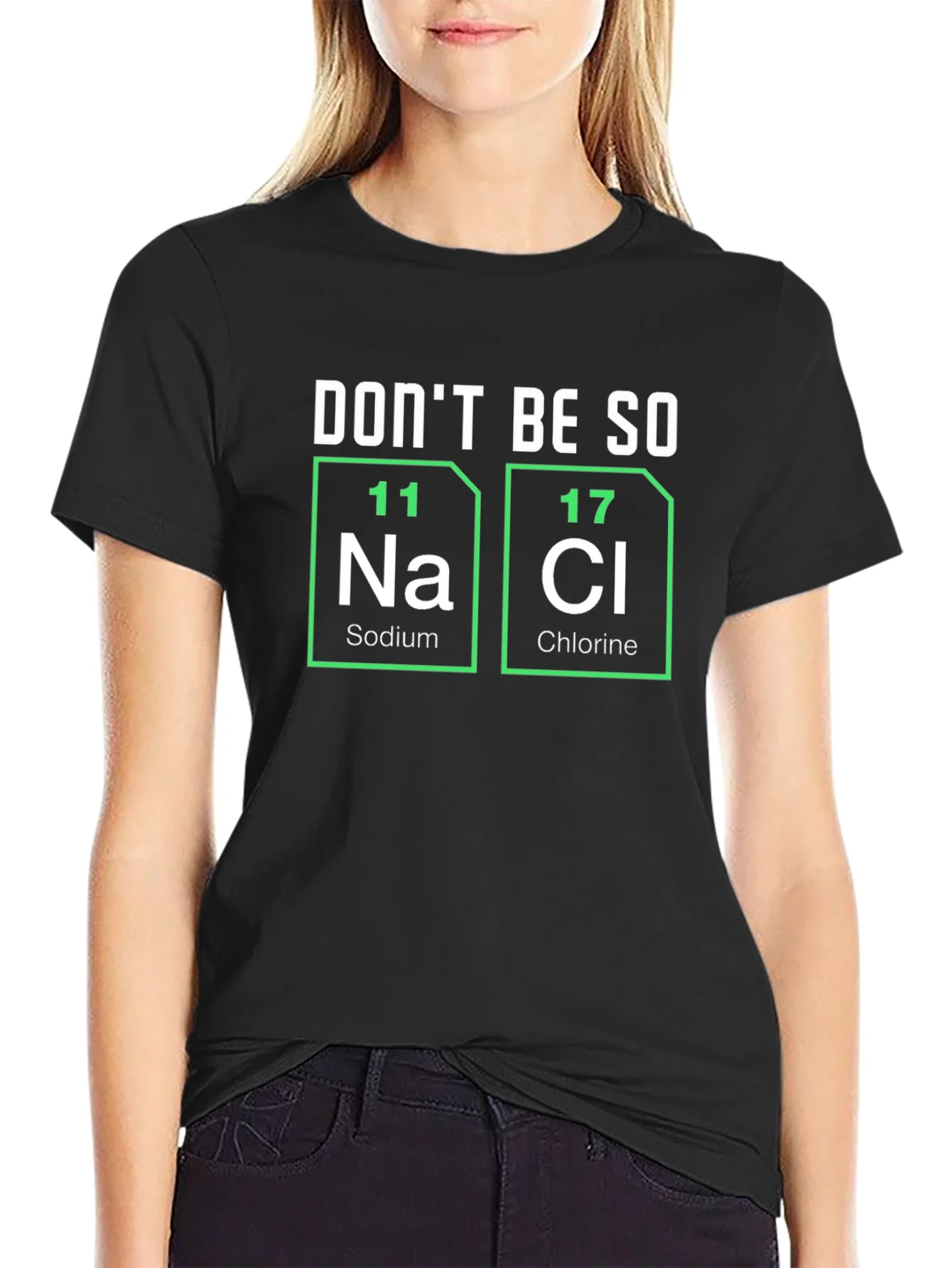 Dont Be So Salty Black T-Shirt