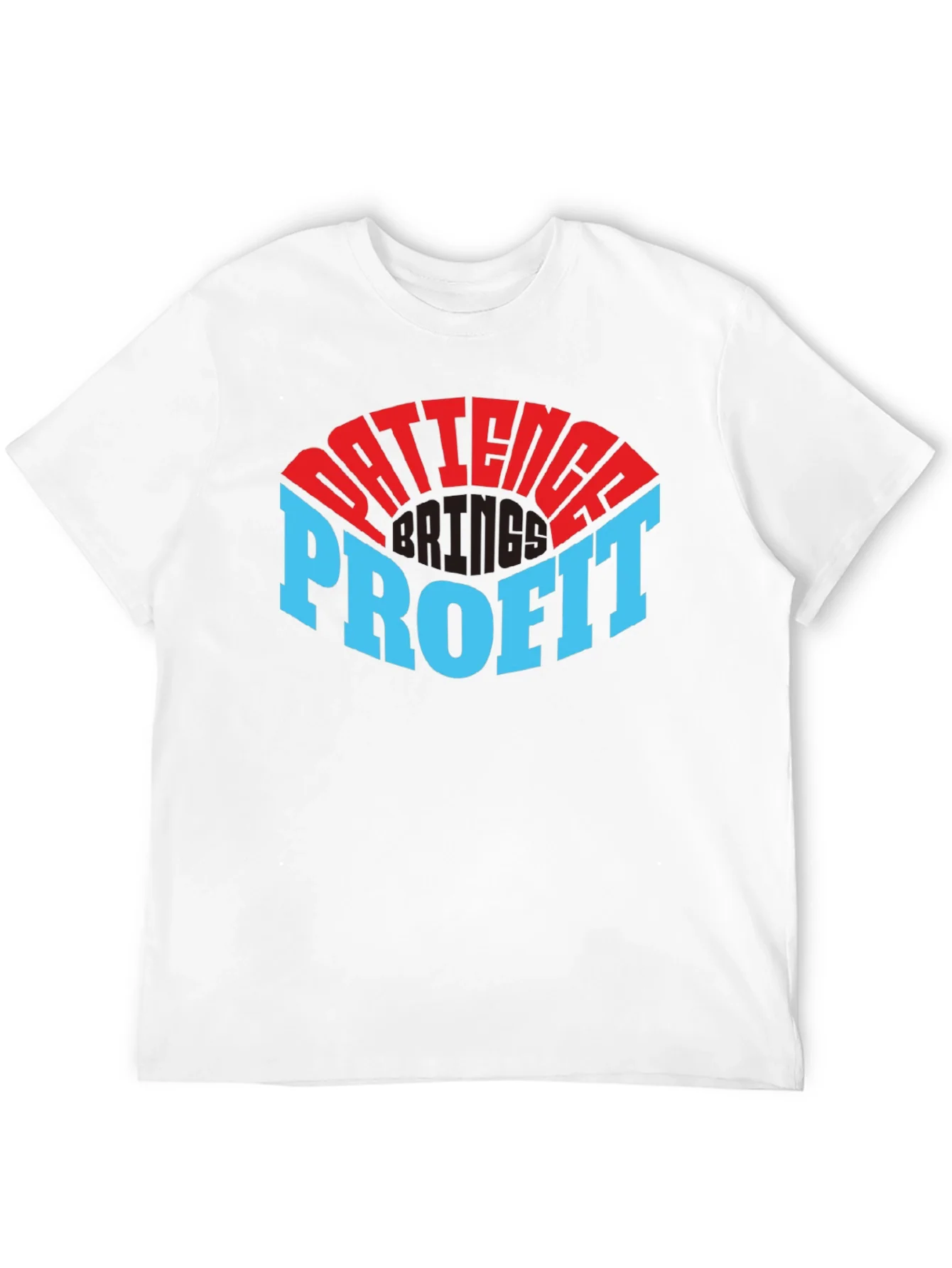 Patience Profit Graphic Tee - Black