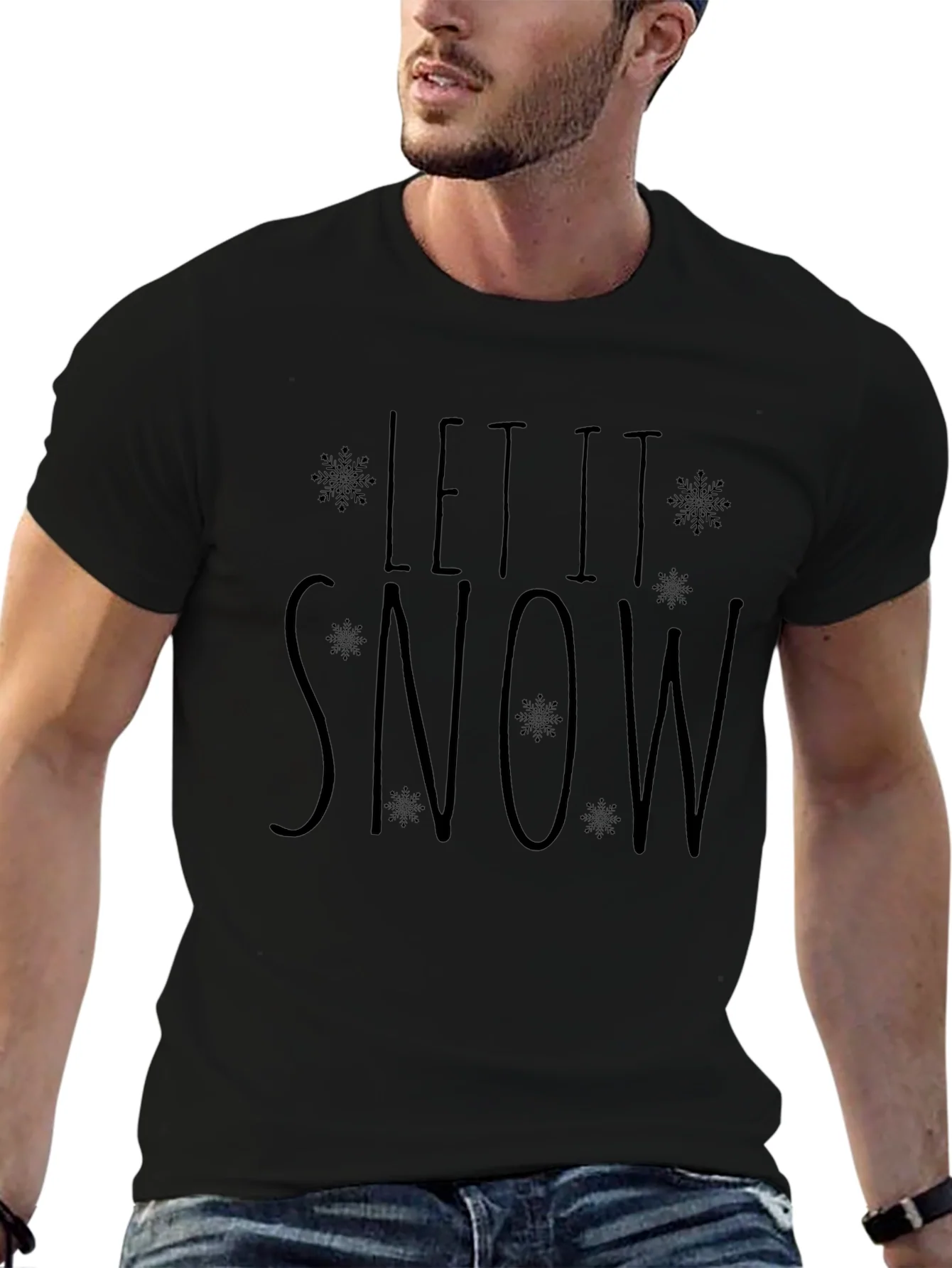 Let It Snow Graphic Tee - Winter Holiday Shirt