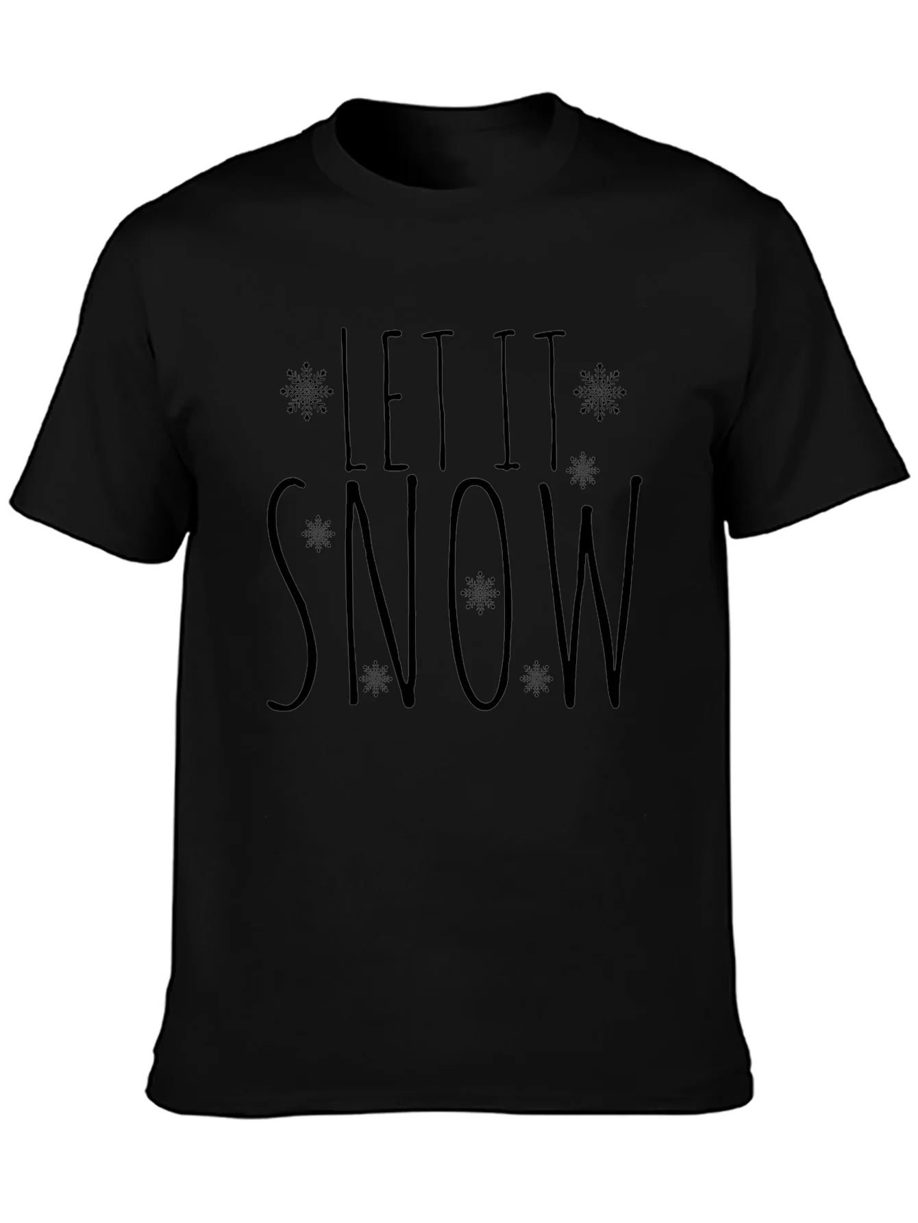 Let It Snow Graphic Tee - Winter Holiday Shirt