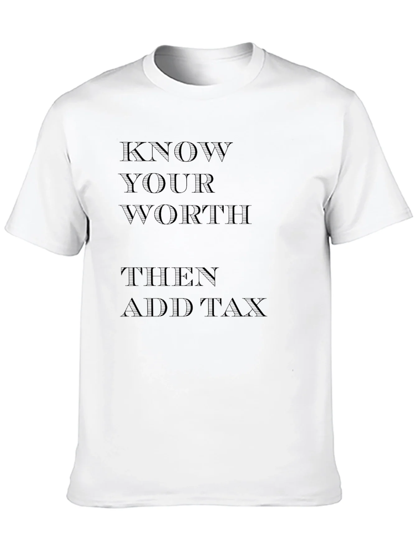 Know Your Worth Black Graphic Tee