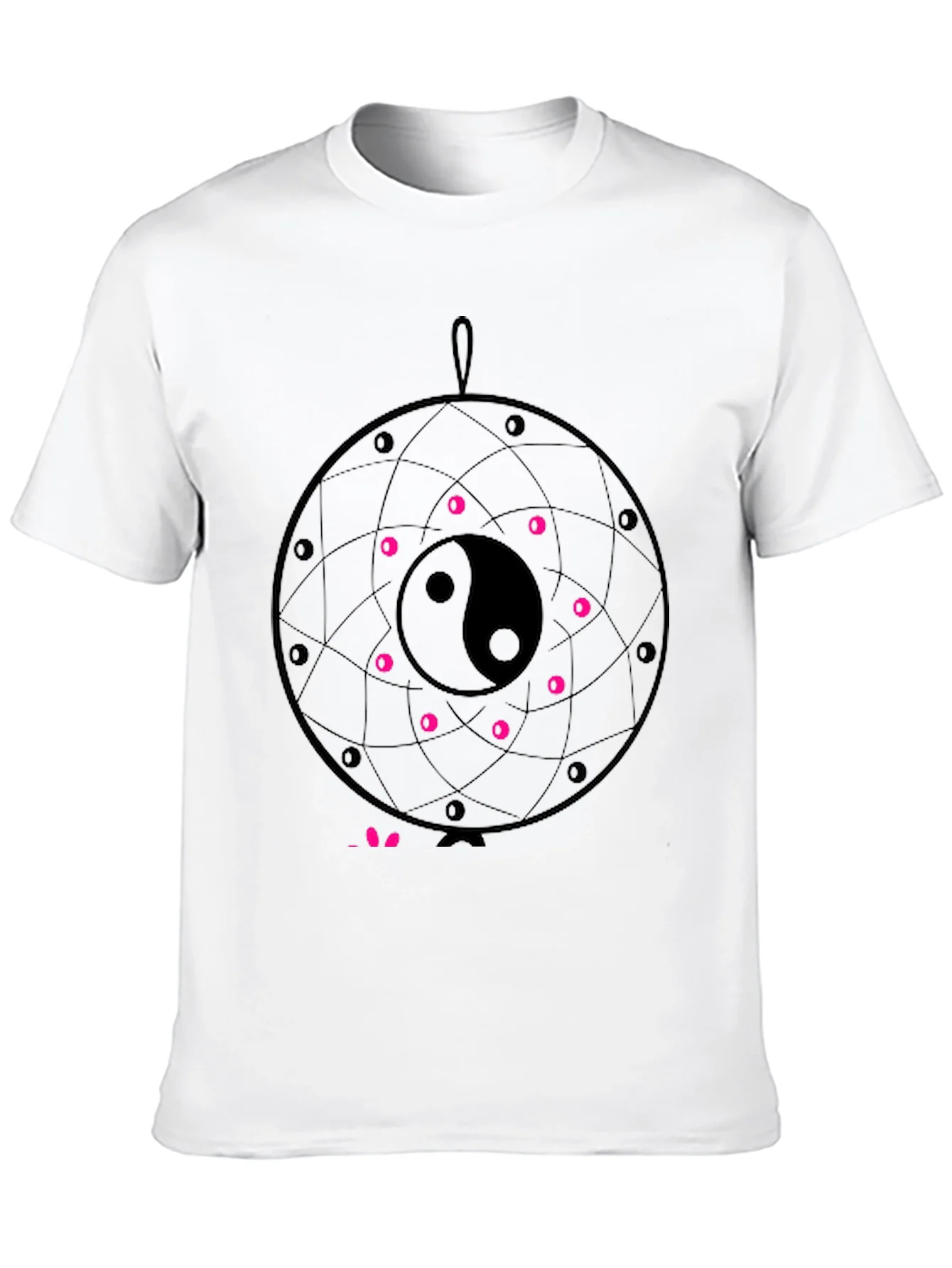 Yin Yang Dreamcatcher T-Shirt - Black