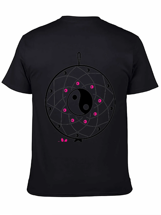 Yin Yang Dreamcatcher T-Shirt - Black