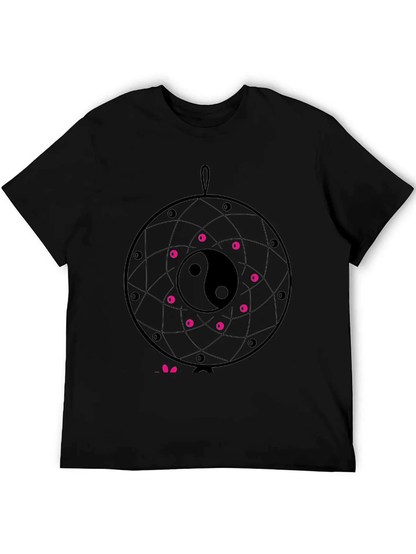 Yin Yang Dreamcatcher T-Shirt - Black