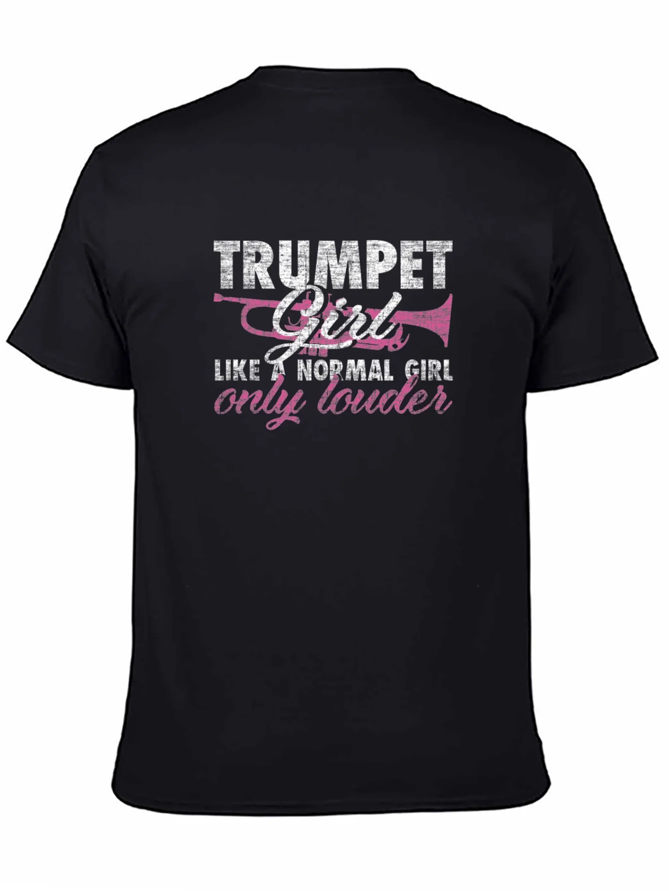 Trumpet Girl Graphic Tee - Musicians Shirt