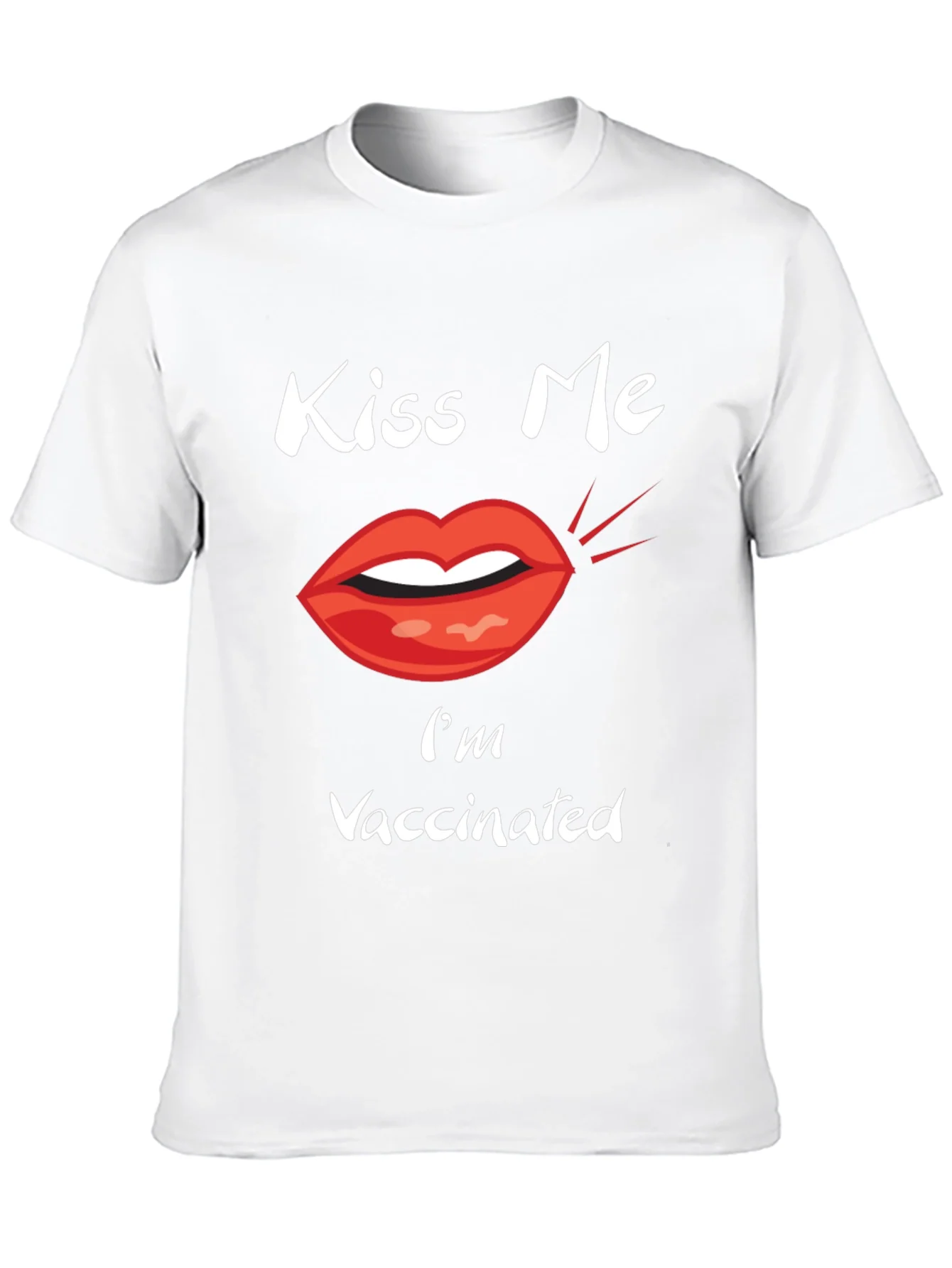 Kiss Me Im Vaccinated Tee