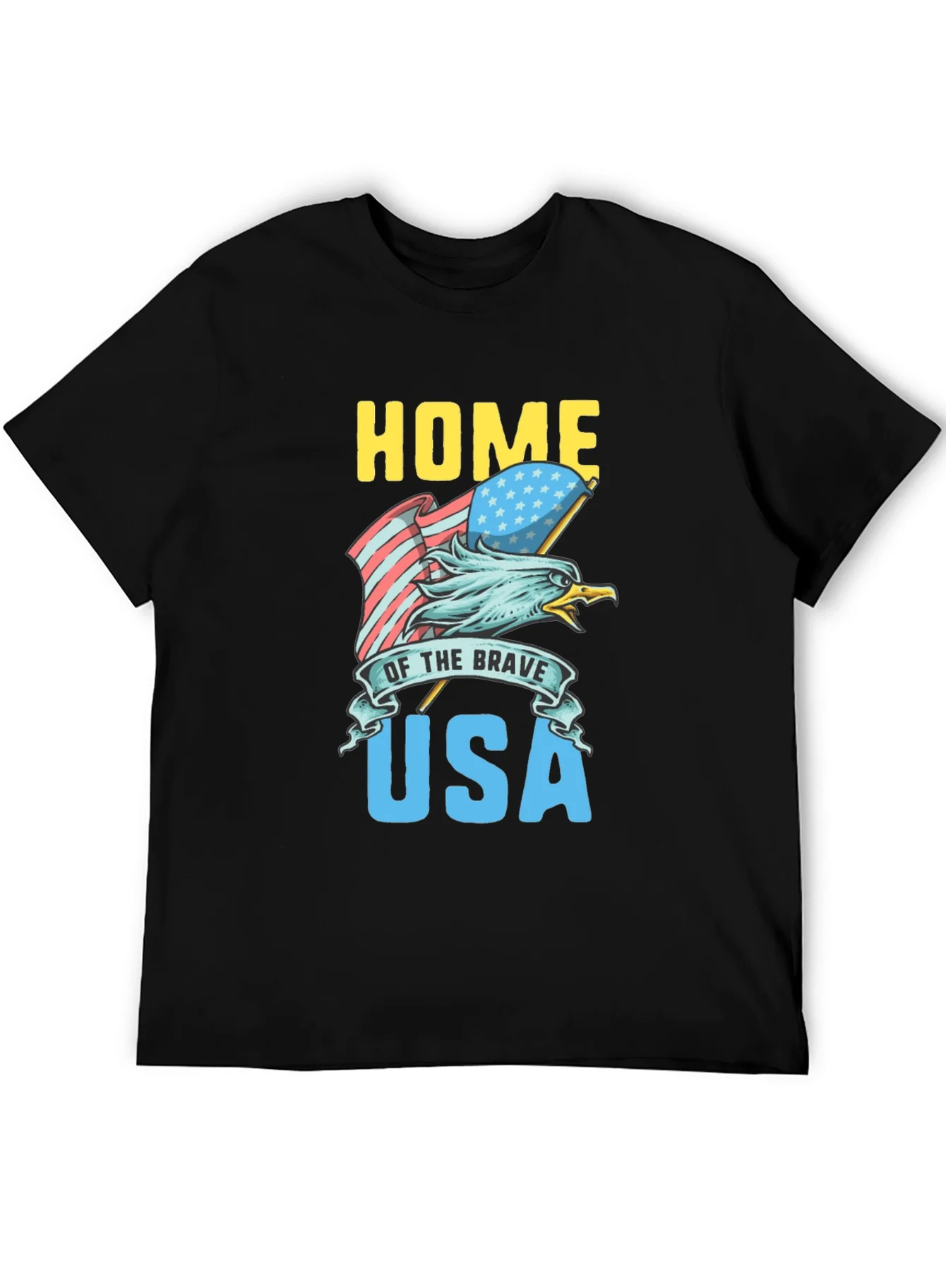Home of the Brave USA Eagle Graphic Tee