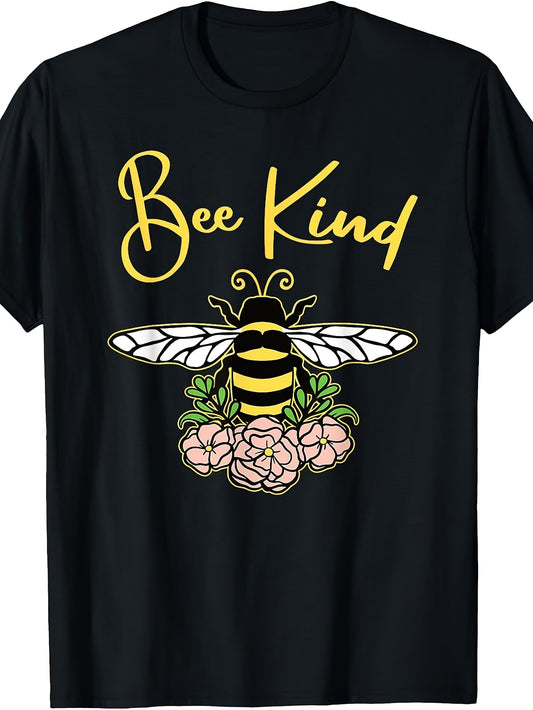 Bee Kind Bumble Bee Cottage Core Save The Bee Hive Honey T-Shirt