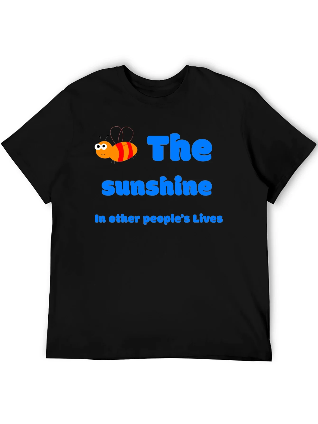 Sunshine Bee Graphic Tee - Positive Vibes T-Shirt